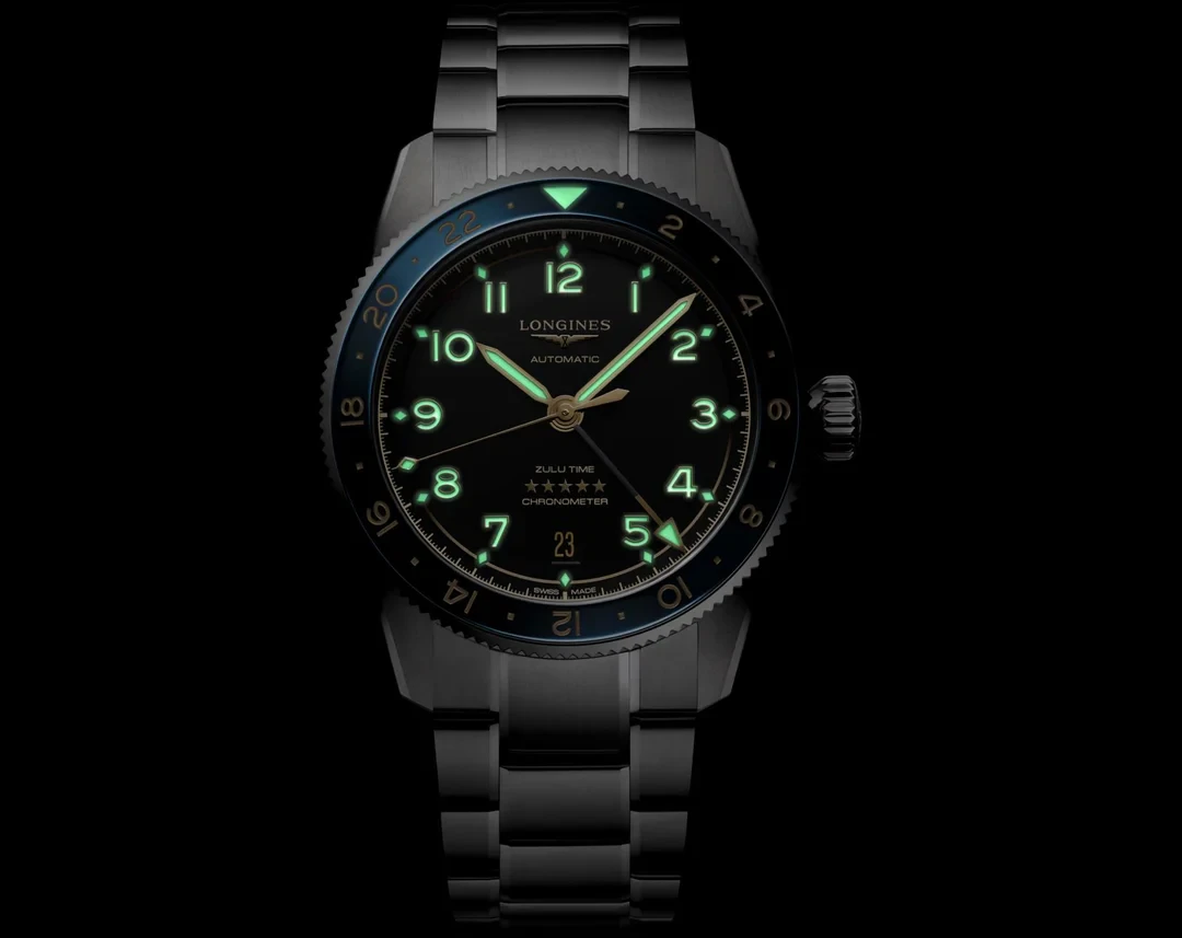 Longines Spirit Zulu Time L3.802.4.60.6 39mm Gmt L3.802.4.60.6 Bracelet