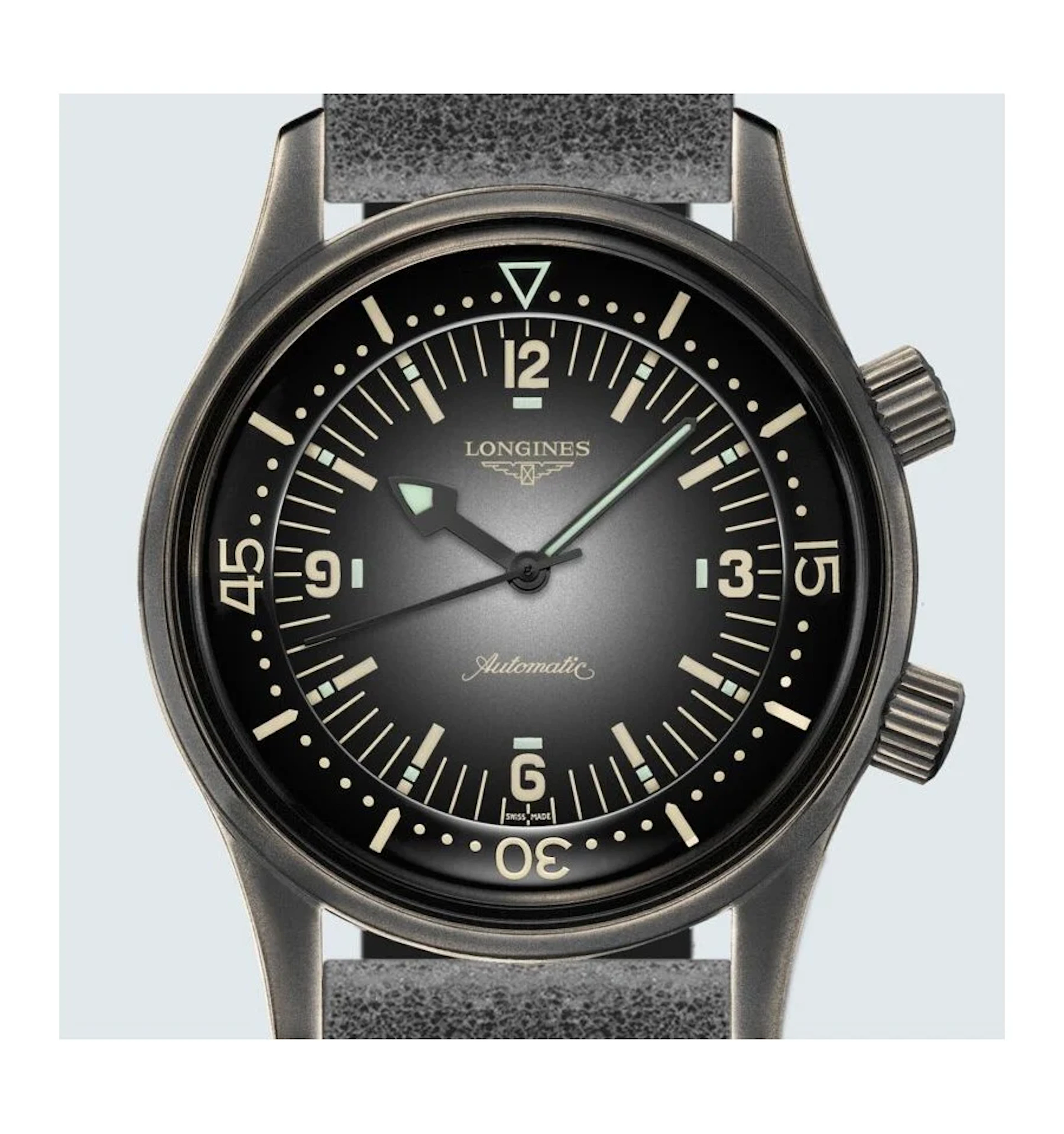 Longines Heritage Legend Diver Green dial Mens watch 42 L3.774.2.58.2