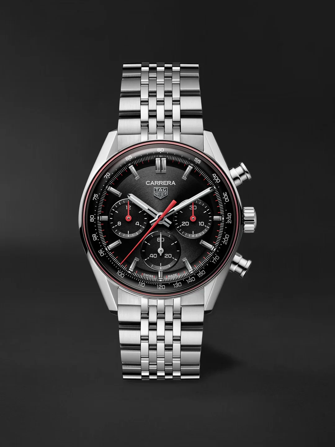 TAG Heuer Carrera Chronograph Blk dial 41mm CBS2114.BA0053 Bracelet