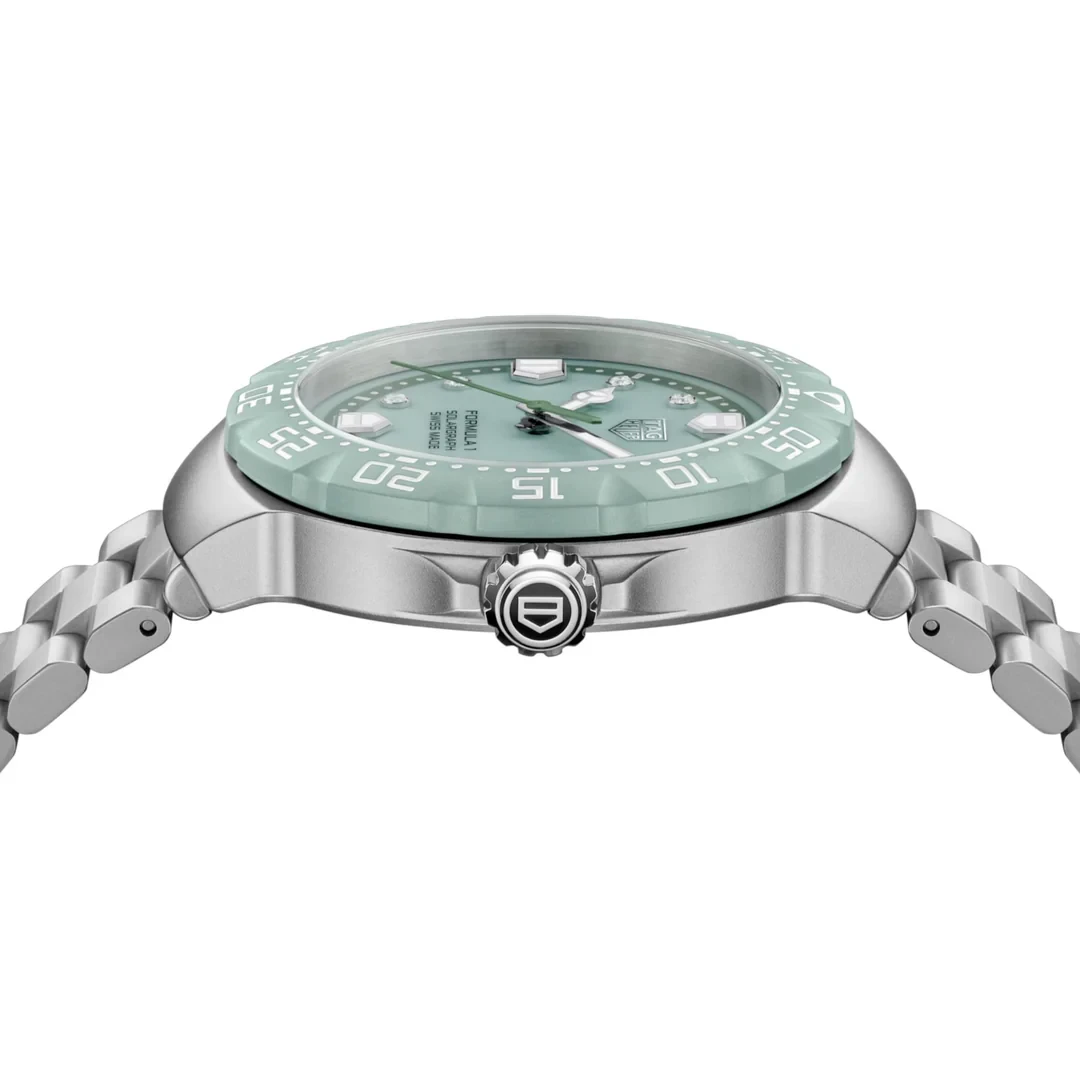 TAG Heuer Formula 1 Solargraph, Green dial 38 mm WBY111B.BA0042 Steel