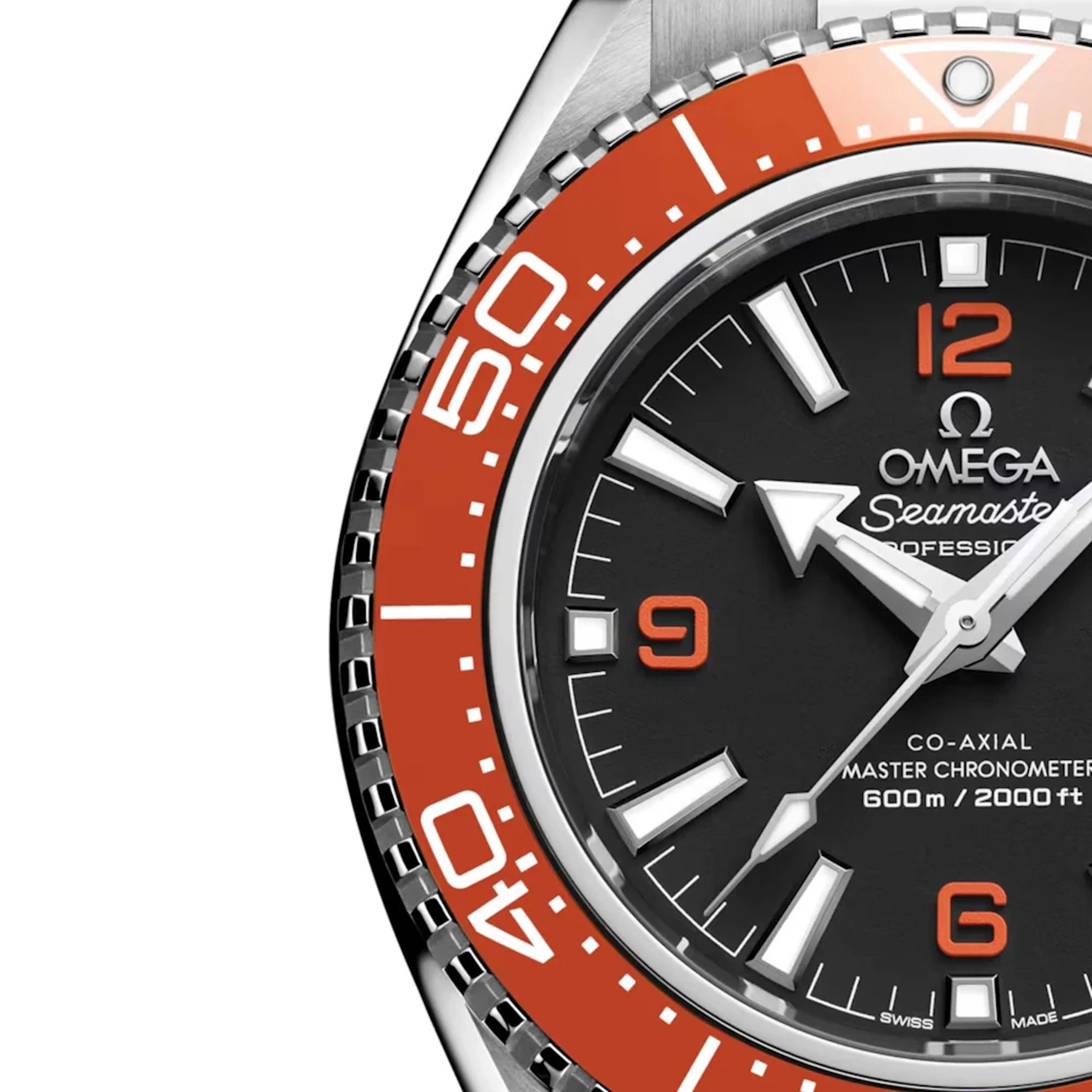 Omega Seamaster Planet Ocean 600m Blk dial Orange Bezel 42mm 217.30.42.21.01.003