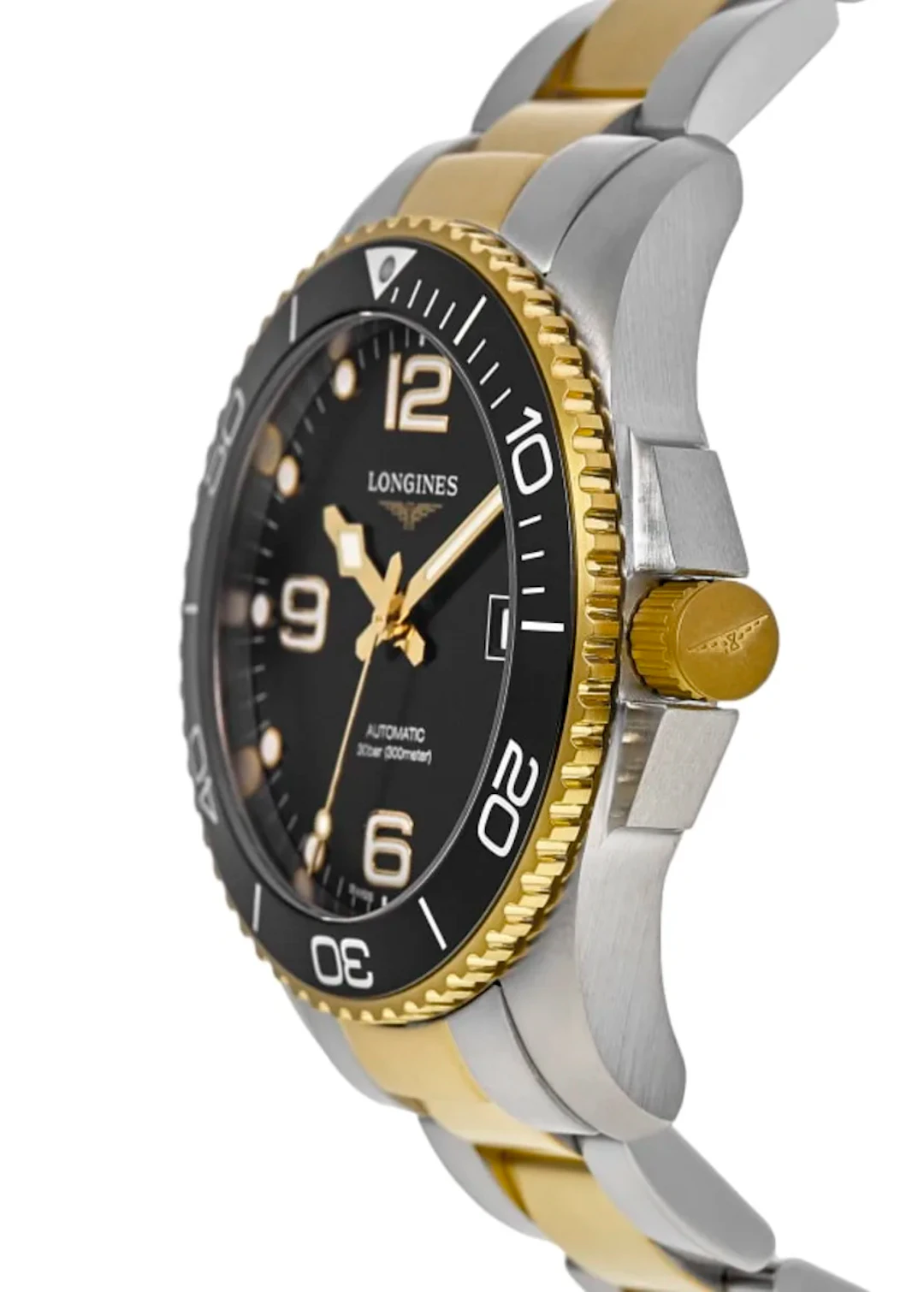 Longines Hydroconquest Diver Steel / yellow PVD 41mm L3.781.3.56.7