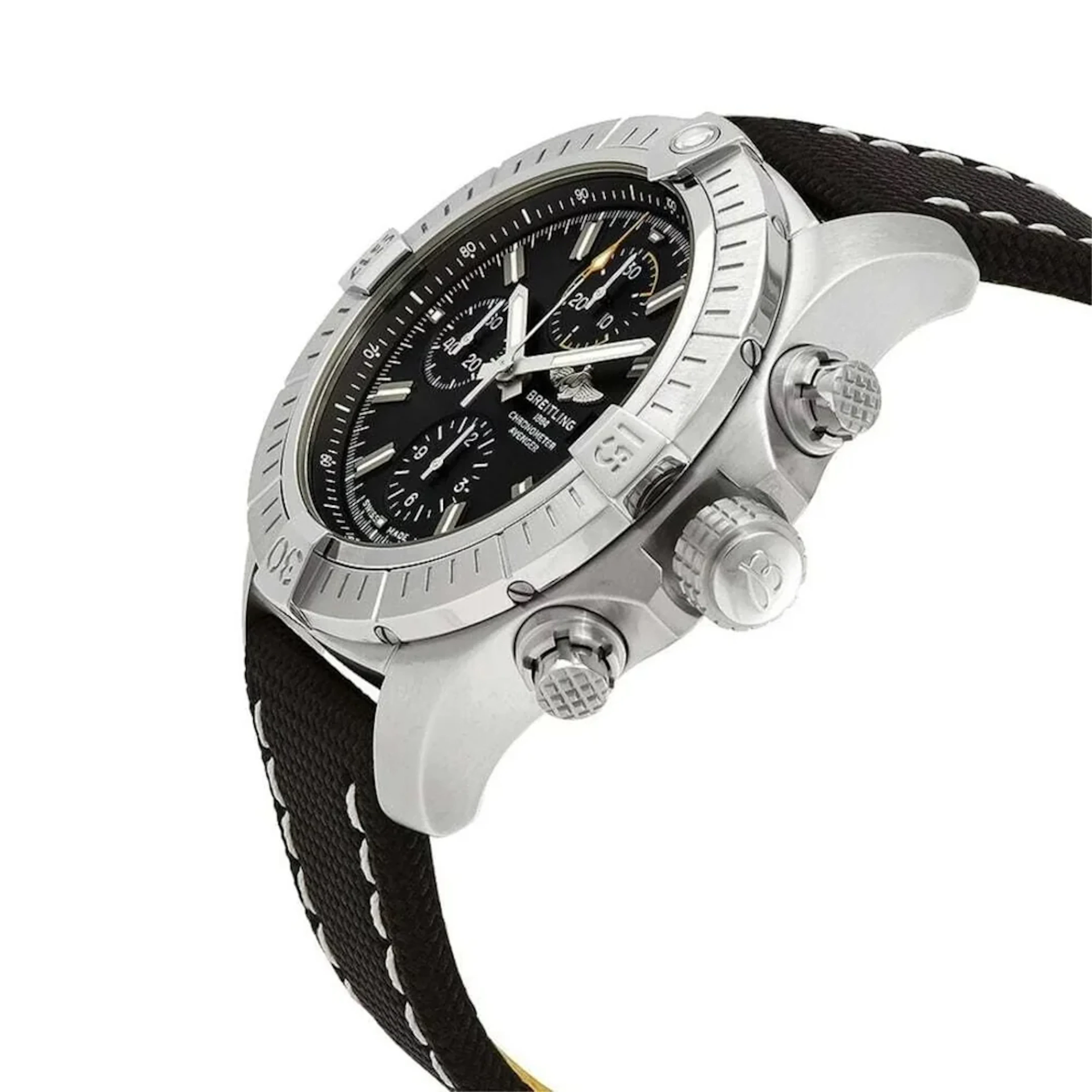 Breitling Avenger Chronograph Black Mens Watch 45mm Ref#A13317101B1X1