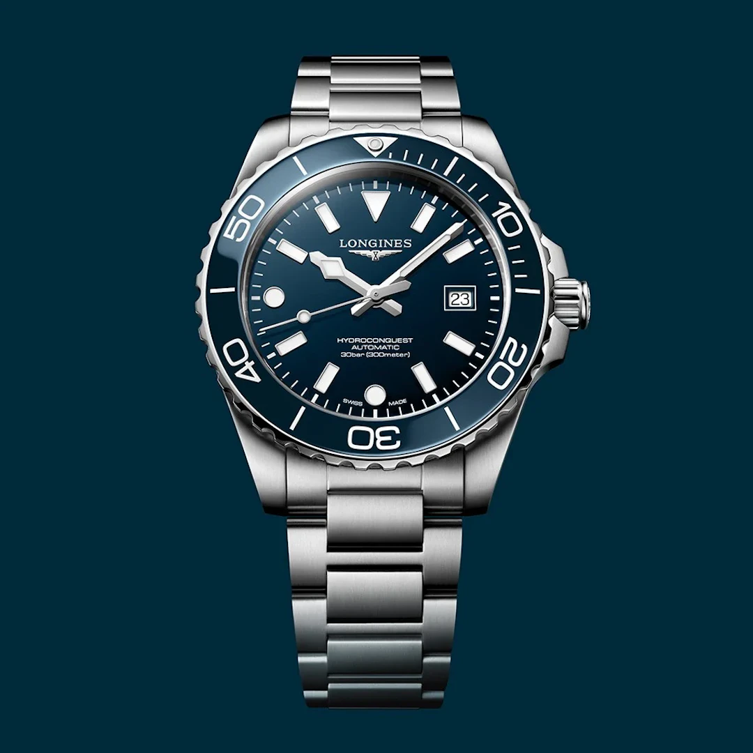 Longines Hydroconquest Blue dial 42mm L3.788.4.96.6 Bracelet