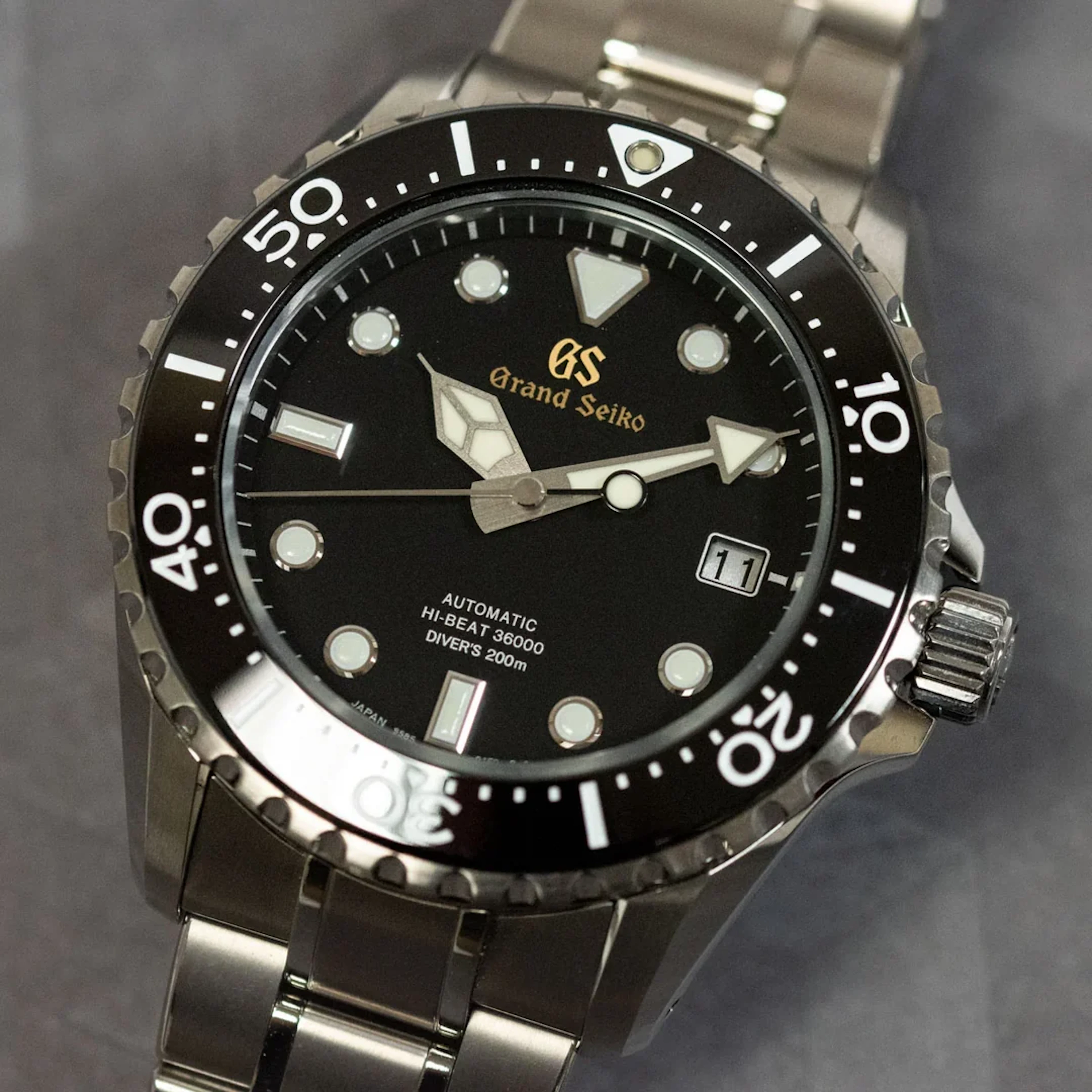 Grand Seiko Sport Collection Black dial 44mm SBGH291G Bracelet