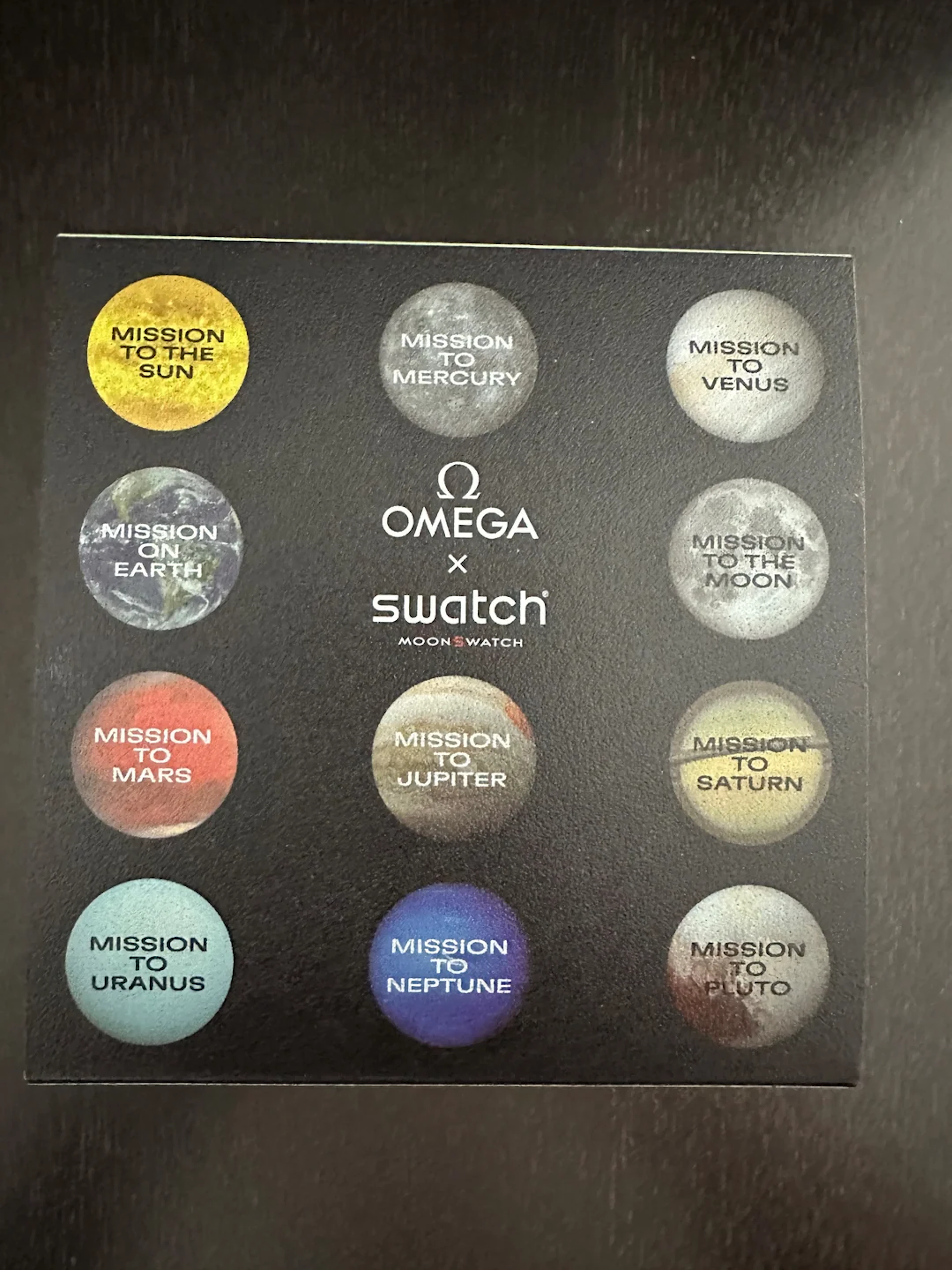 Swatch Moonswatch "Mission On Earth" Swatch x Omega Blue 42 SO33G100