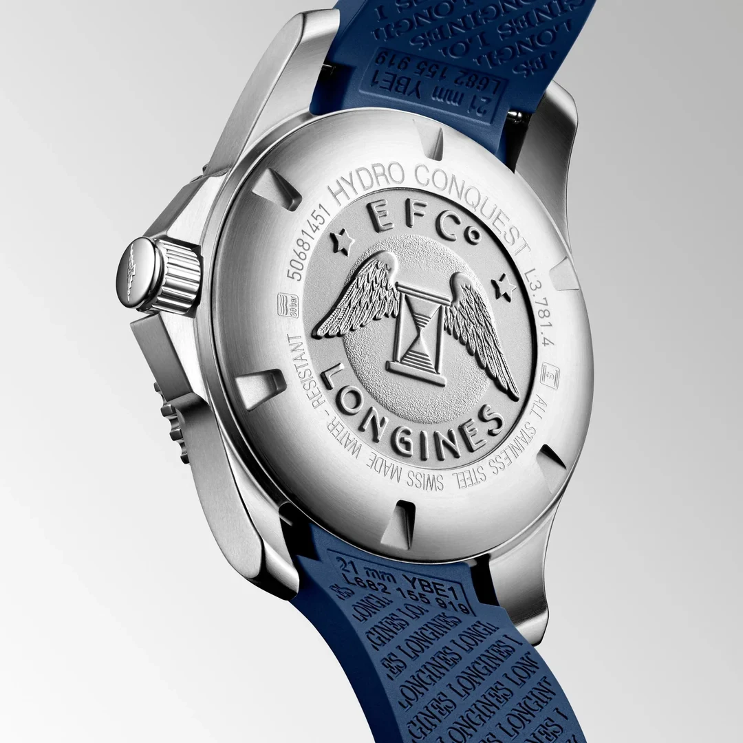 Longines Hydroconquest Automatic Blue dial rubber strap 41m L3.781.4.96.9