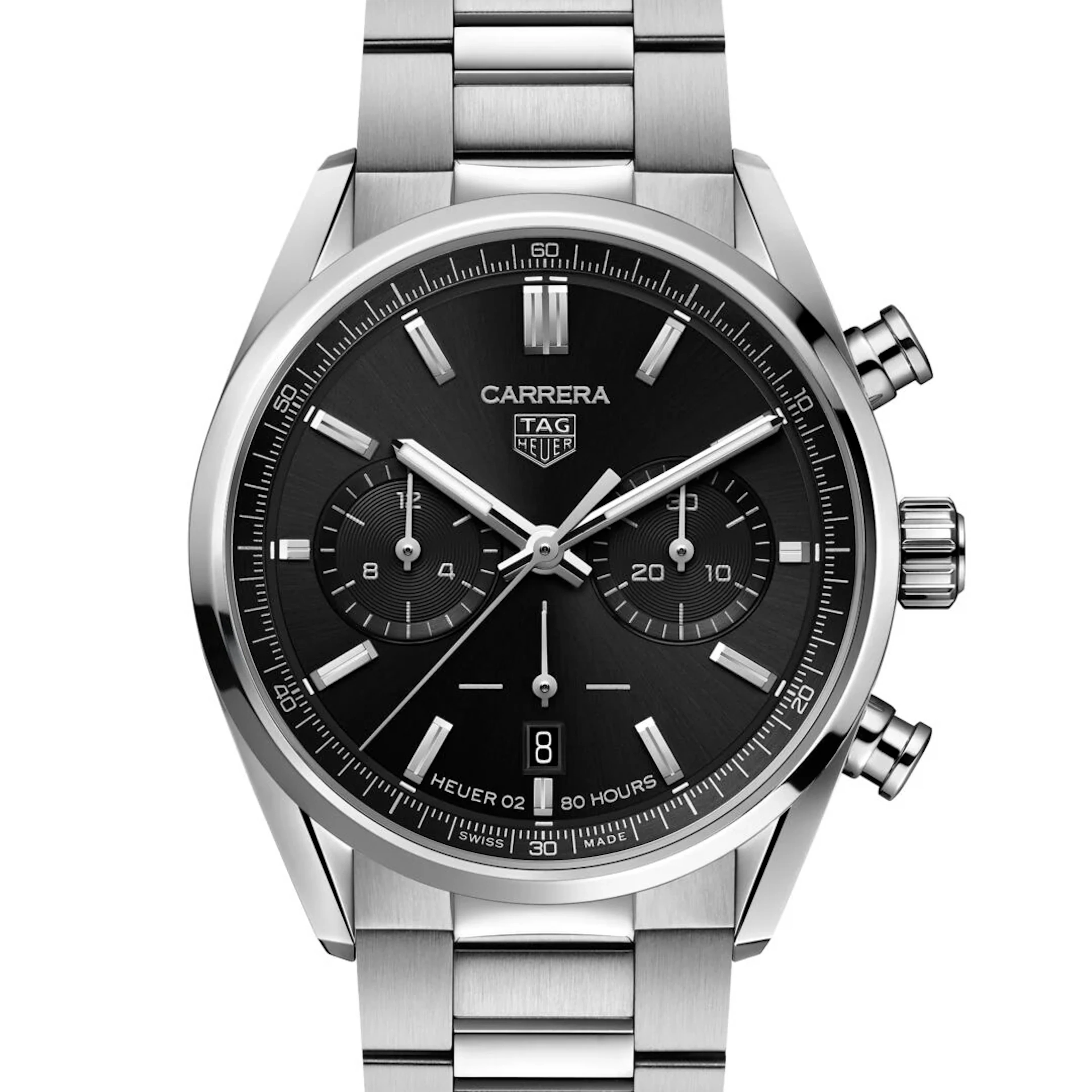 TAG Heuer Carrera Calibre Heuer02 Black dial 42 CBN2010.BA0642