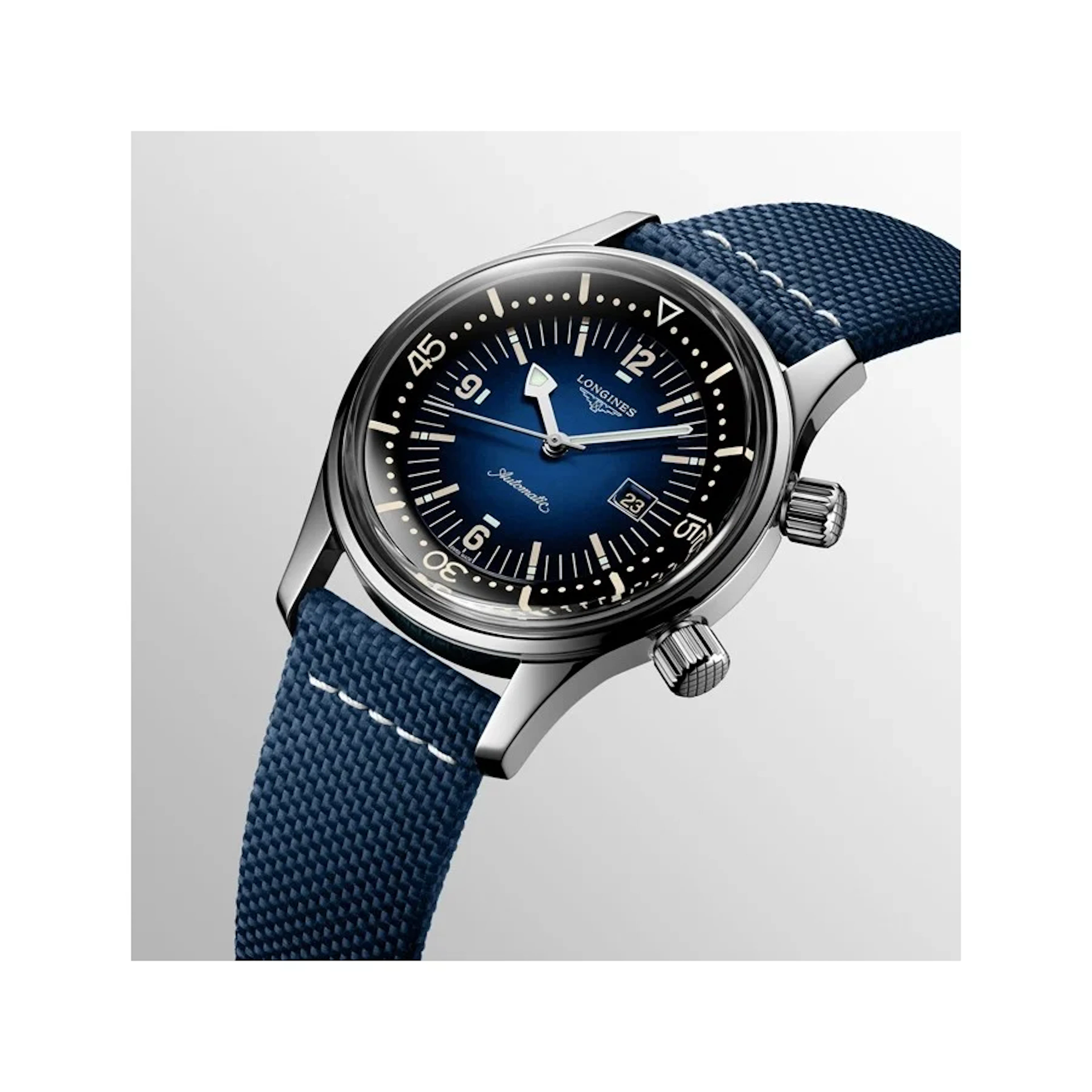 Longines Legend Diver Watch Blue dial 36mm L3.374.4.90.2