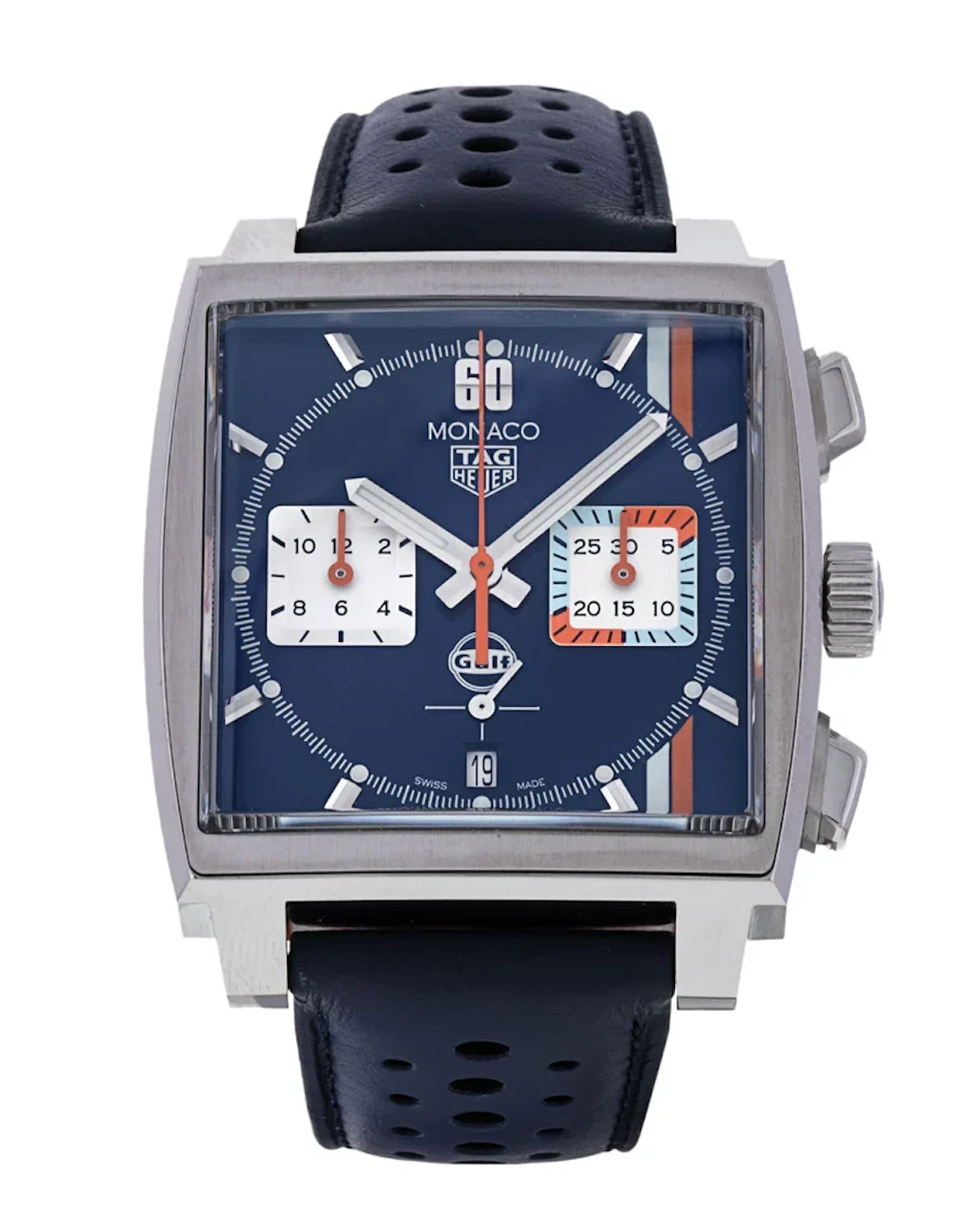 TAG Heuer Monaco Gulf Blue dial 39mm CBL2115.FC6494