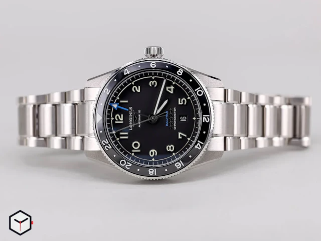 Longines Spirit Zulu Time Black Dial Mens Watch 42mm L3.812.4.53.6