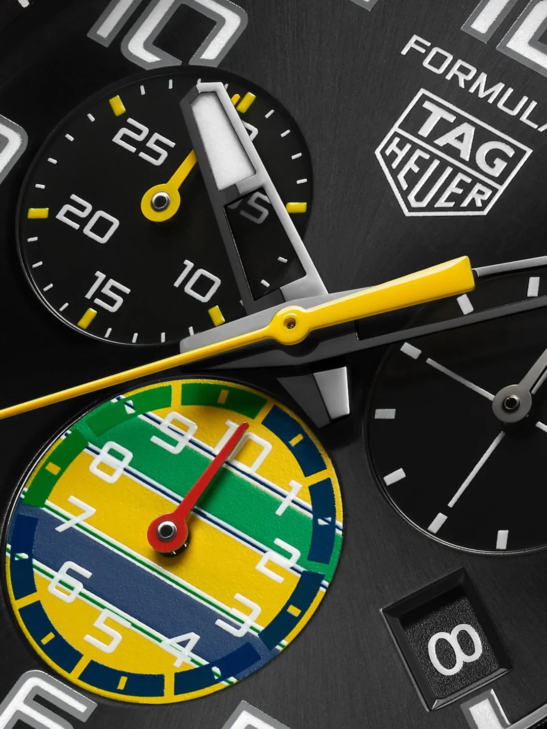TAG Heuer Formula 1 Chronograph X Senna Blacldial Limited Edition