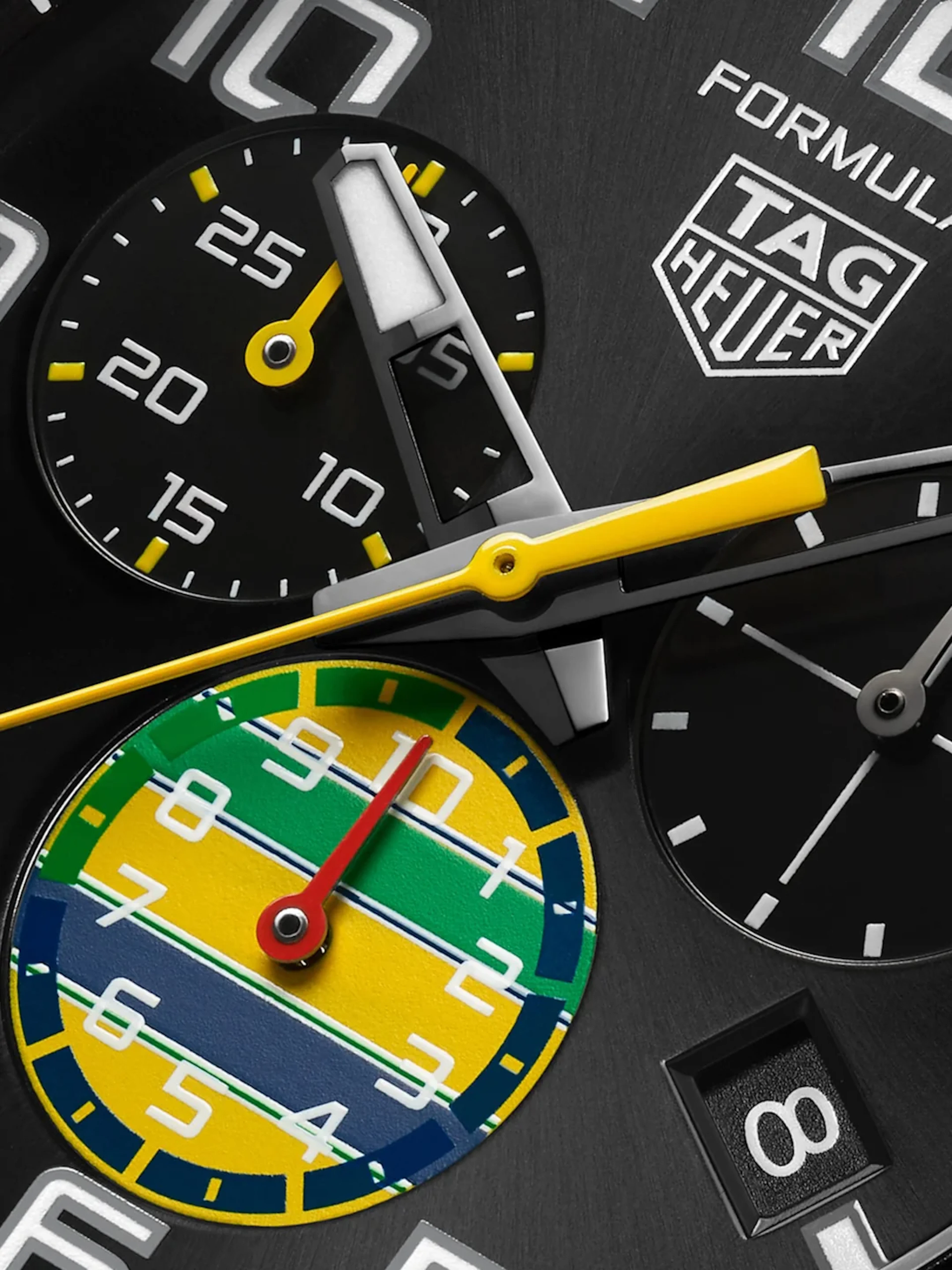 TAG Heuer Formula 1 Chronograph X Senna Blacldial Limited Edition