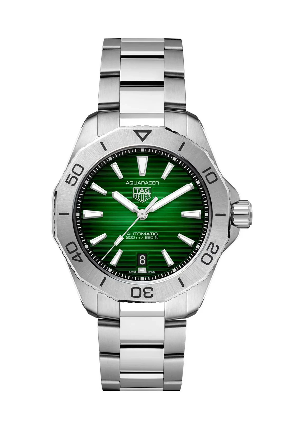 TAG Heuer Aquaracer Professional 200 Automatic Green dial 40 WBP2115.BA0627