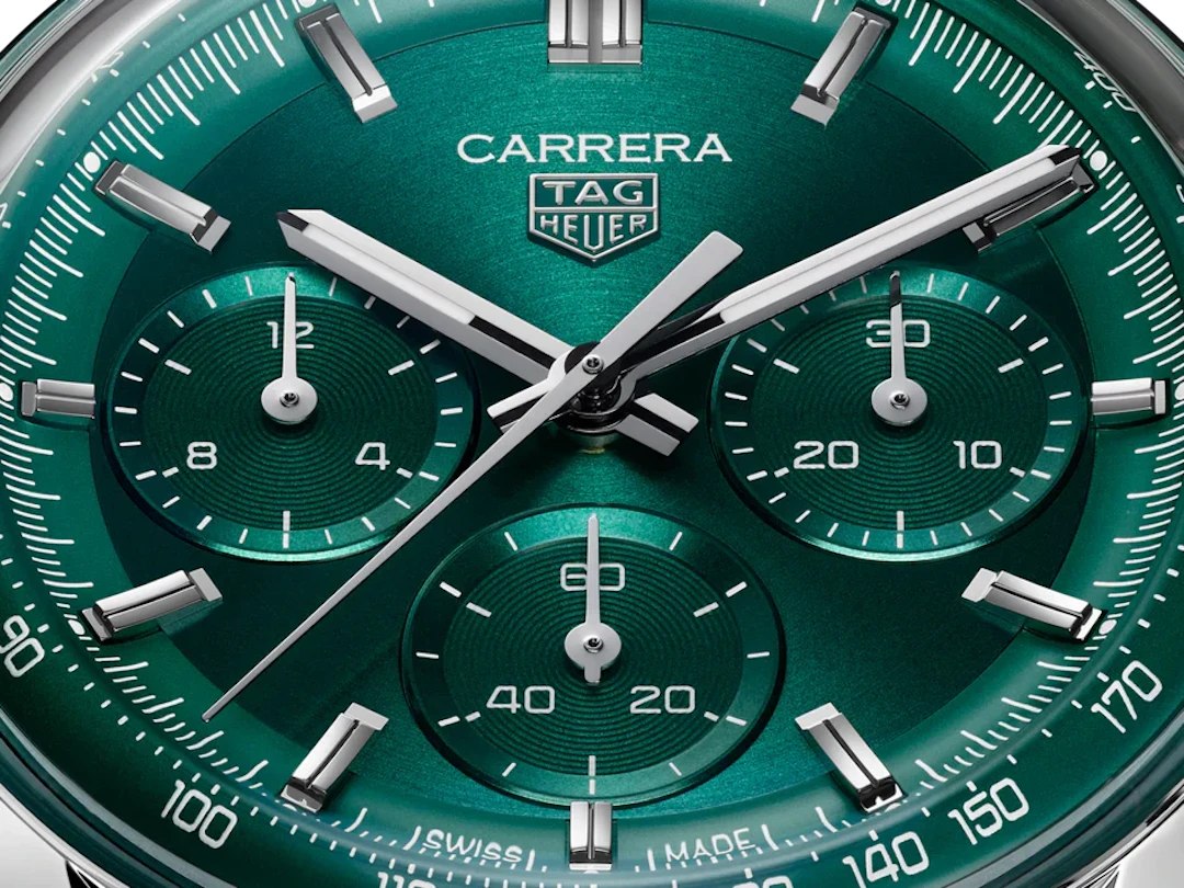 TAG Heuer Carrera Chronograph Green dial 41mm CBS2115.BA0053 Bracelet