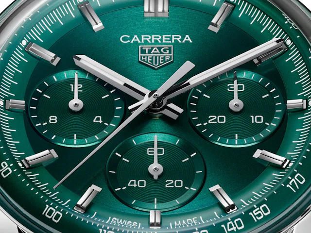 TAG Heuer Carrera Chronograph Green dial 41mm CBS2115.BA0053 Bracelet
