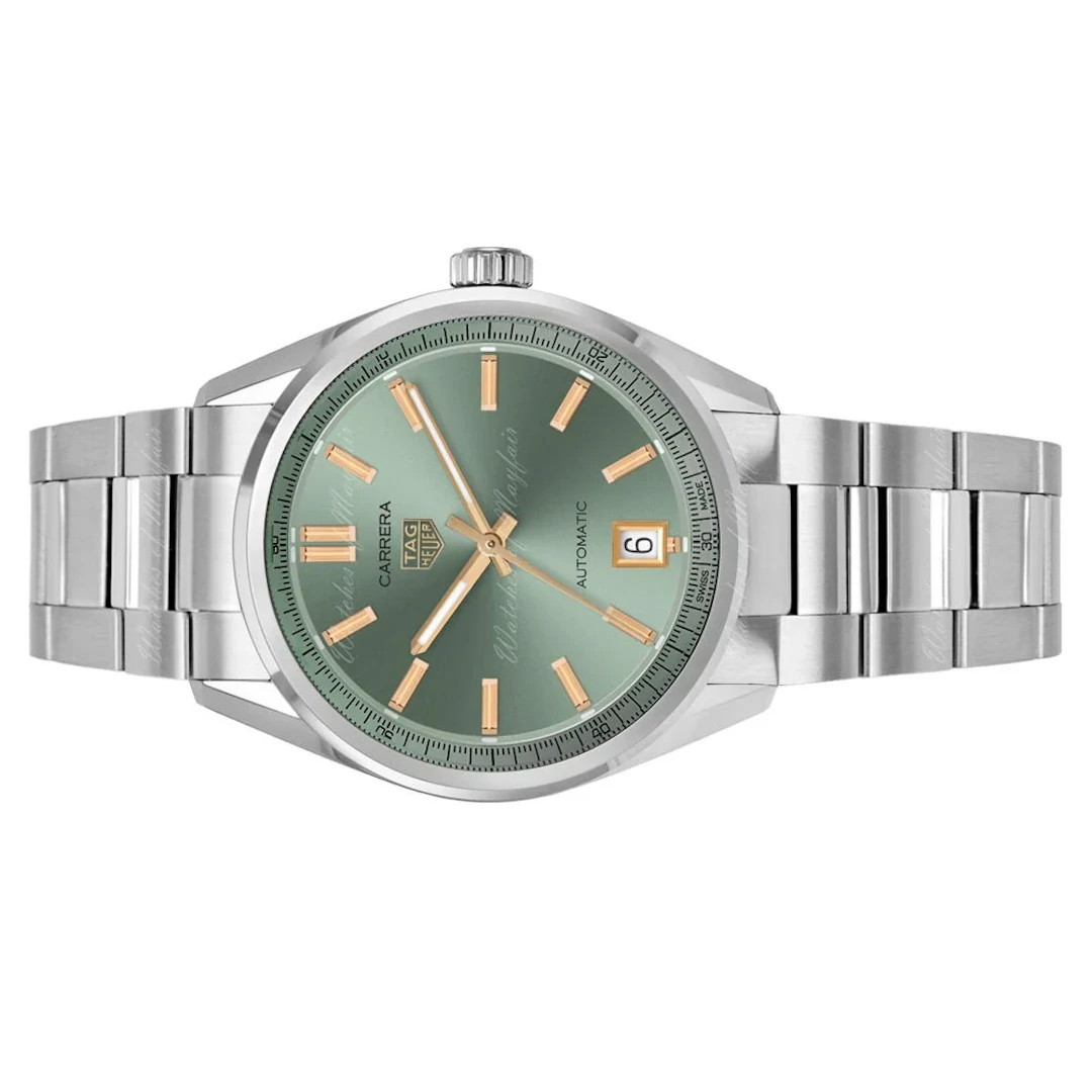 TAG Heuer Carrera Calibre Date Green dial 36 WBN2312.BA0001 Bracelet
