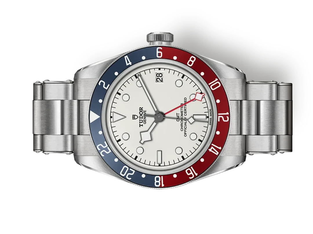 Tudor BLACK BAY GMT Pepsi White Dial Mens Watch 41 M79830RB-0010