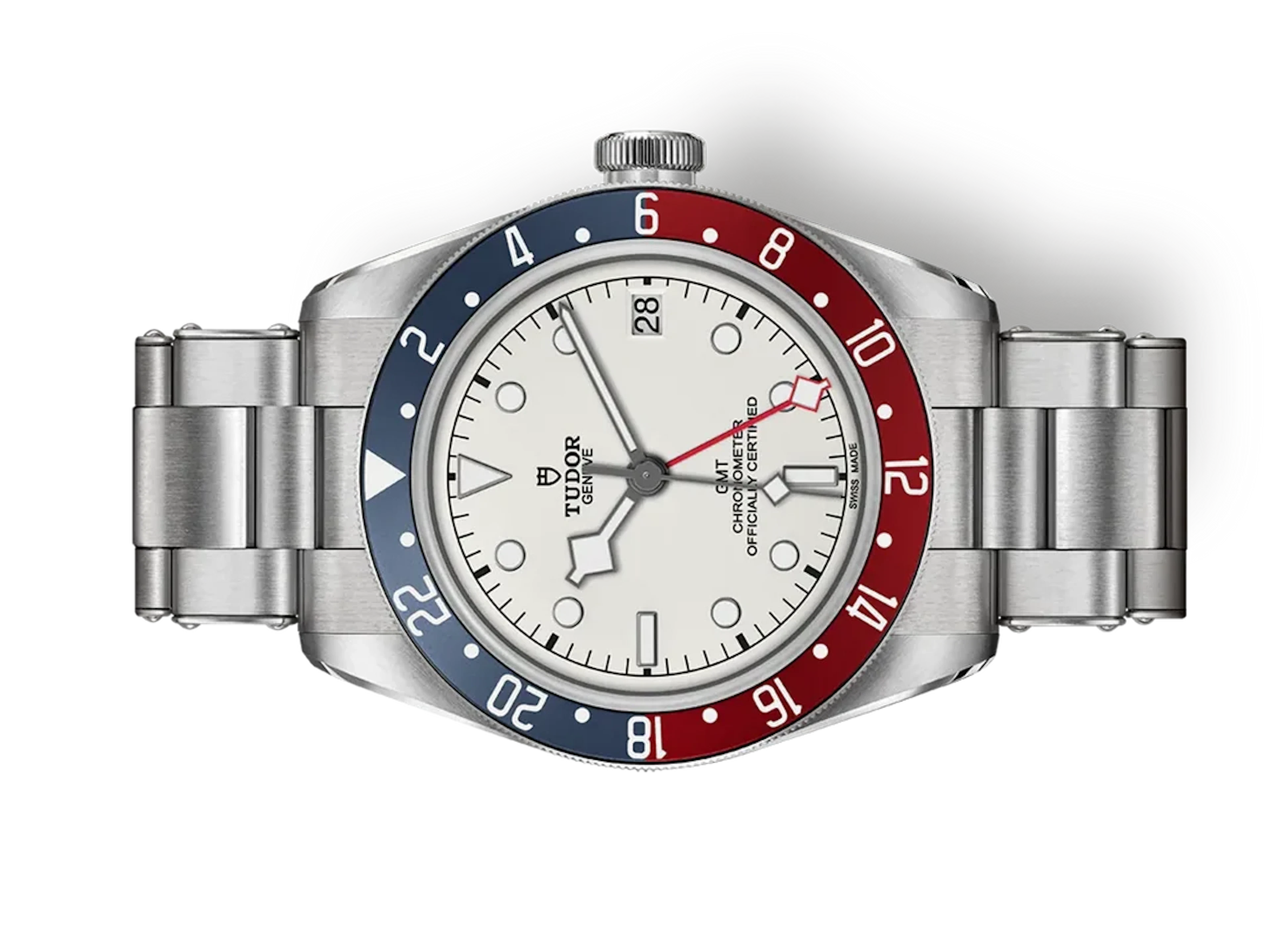 Tudor BLACK BAY GMT Pepsi White Dial Mens Watch 41 M79830RB-0010