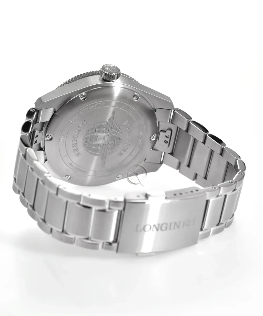 Longines Spirit Zulu Time Anthracite Dial Mens Watch 42mm L3.812.4.63.6