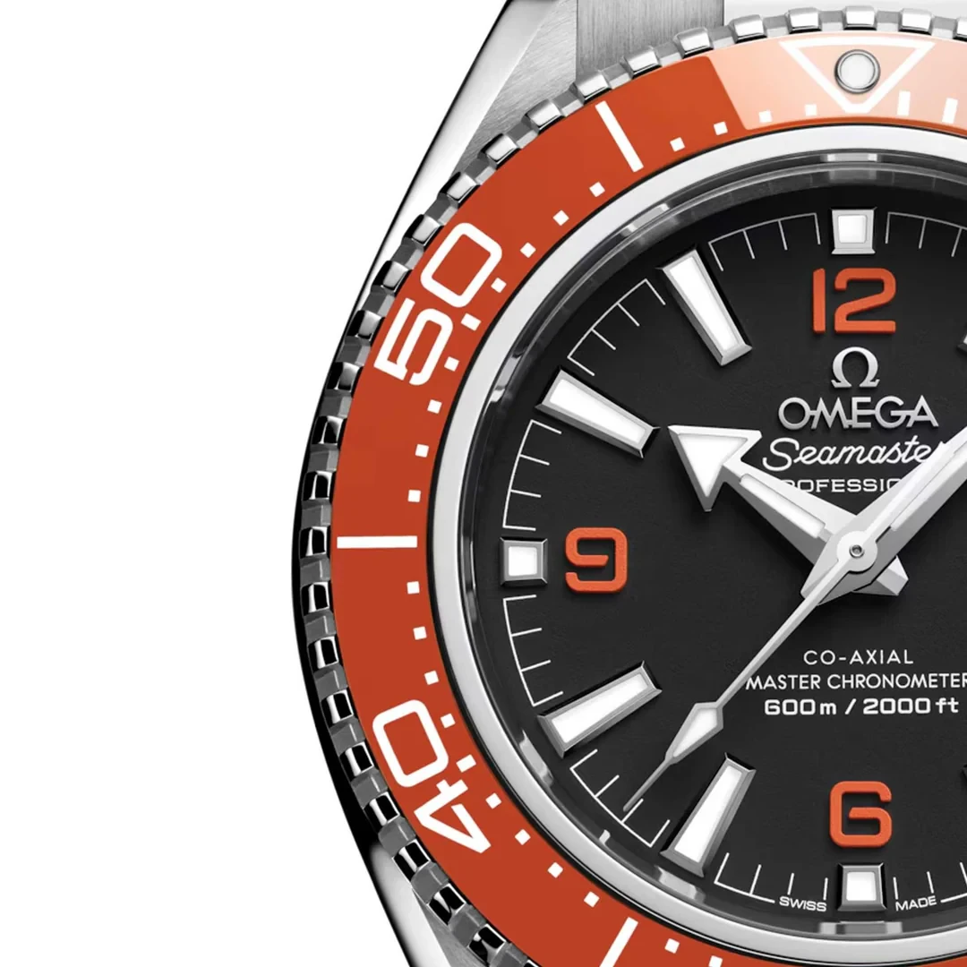 Omega Seamaster Planet Ocean 600m Blk dial Orange Bezel 42mm 217.30.42.21.01.003