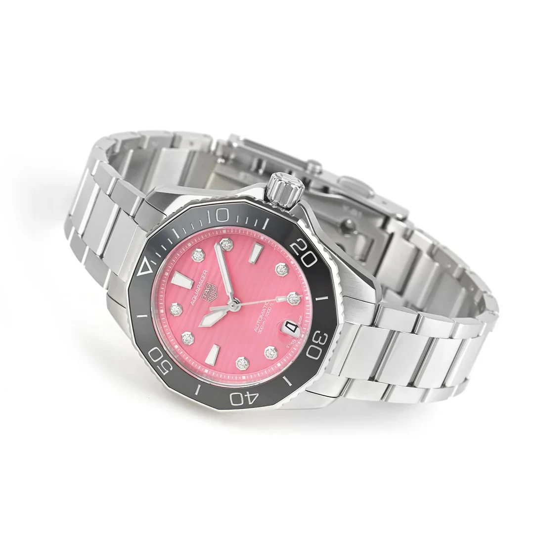 TAG Heuer Aquaracer 300 Date Pink dial 36mm WBP231J.BA0618