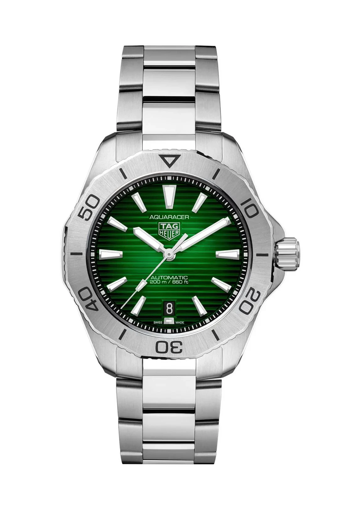 TAG Heuer Aquaracer Professional 200 Automatic Green dial 40 WBP2115.BA0627