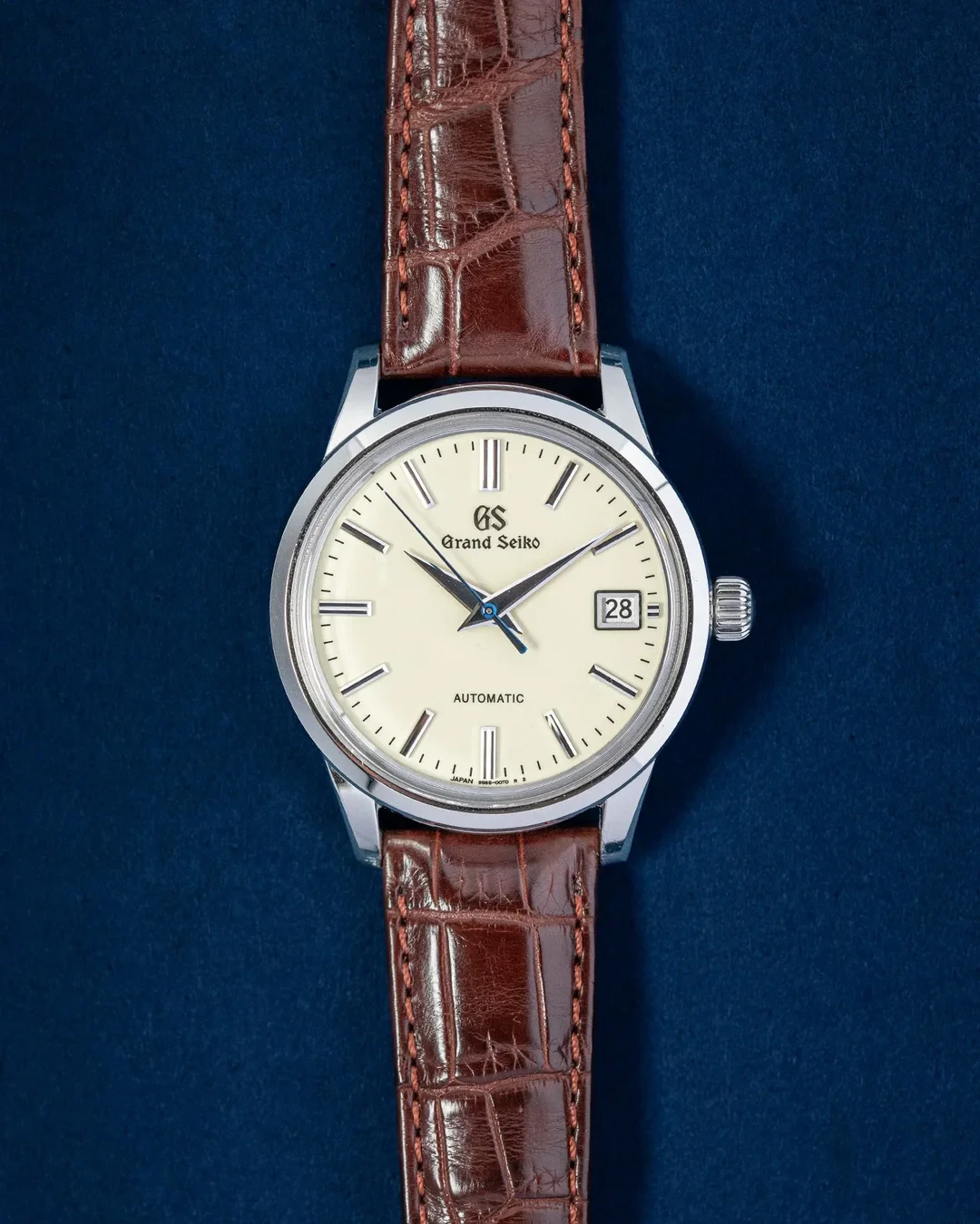 Grand Seiko Elegance Silver dial 39mm SBGR261 Crocodile strap