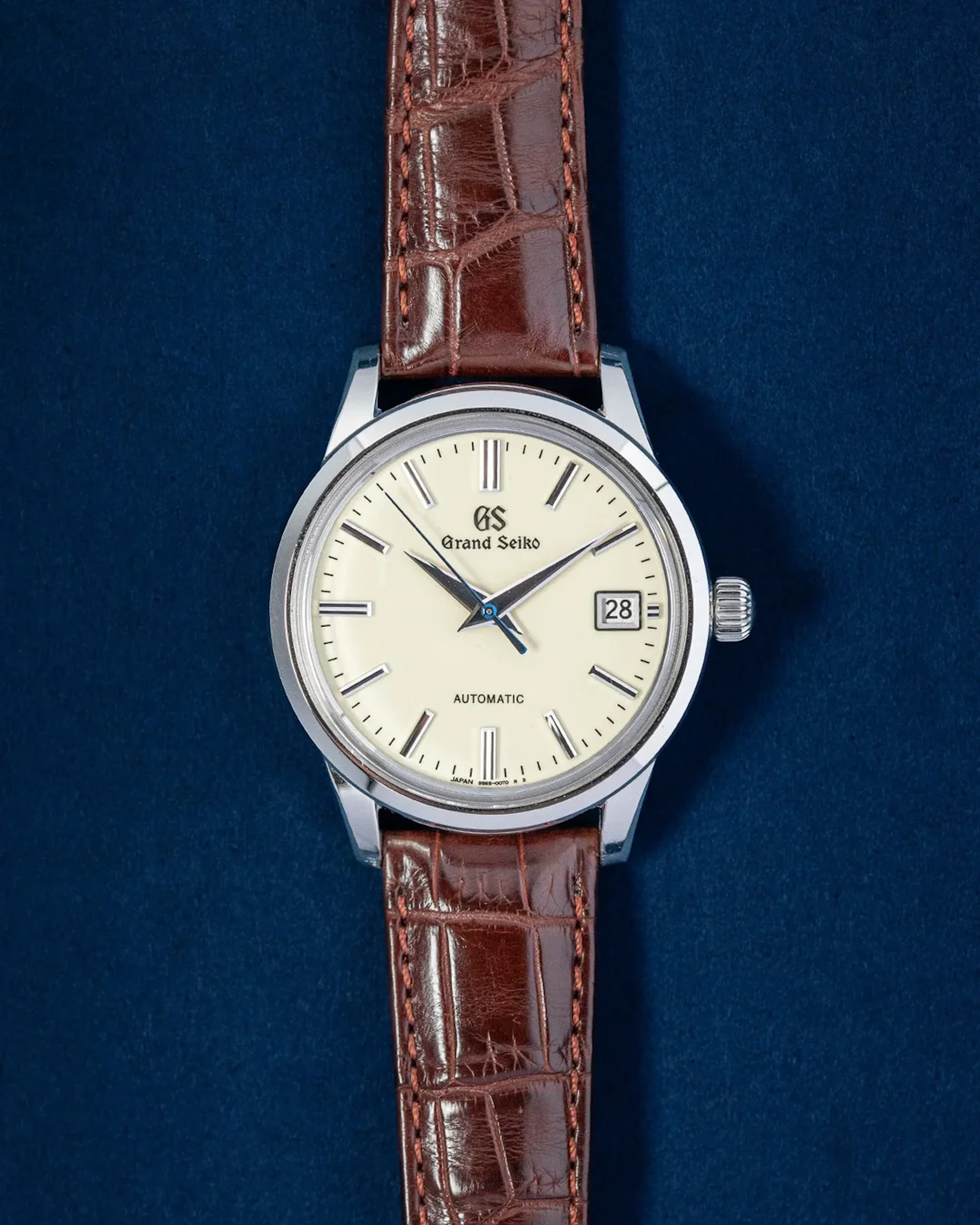Grand Seiko Elegance Silver dial 39mm SBGR261 Crocodile strap