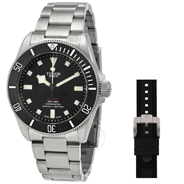 Tudor Pelagos Black dial Mens watch 39 M25407N-0001