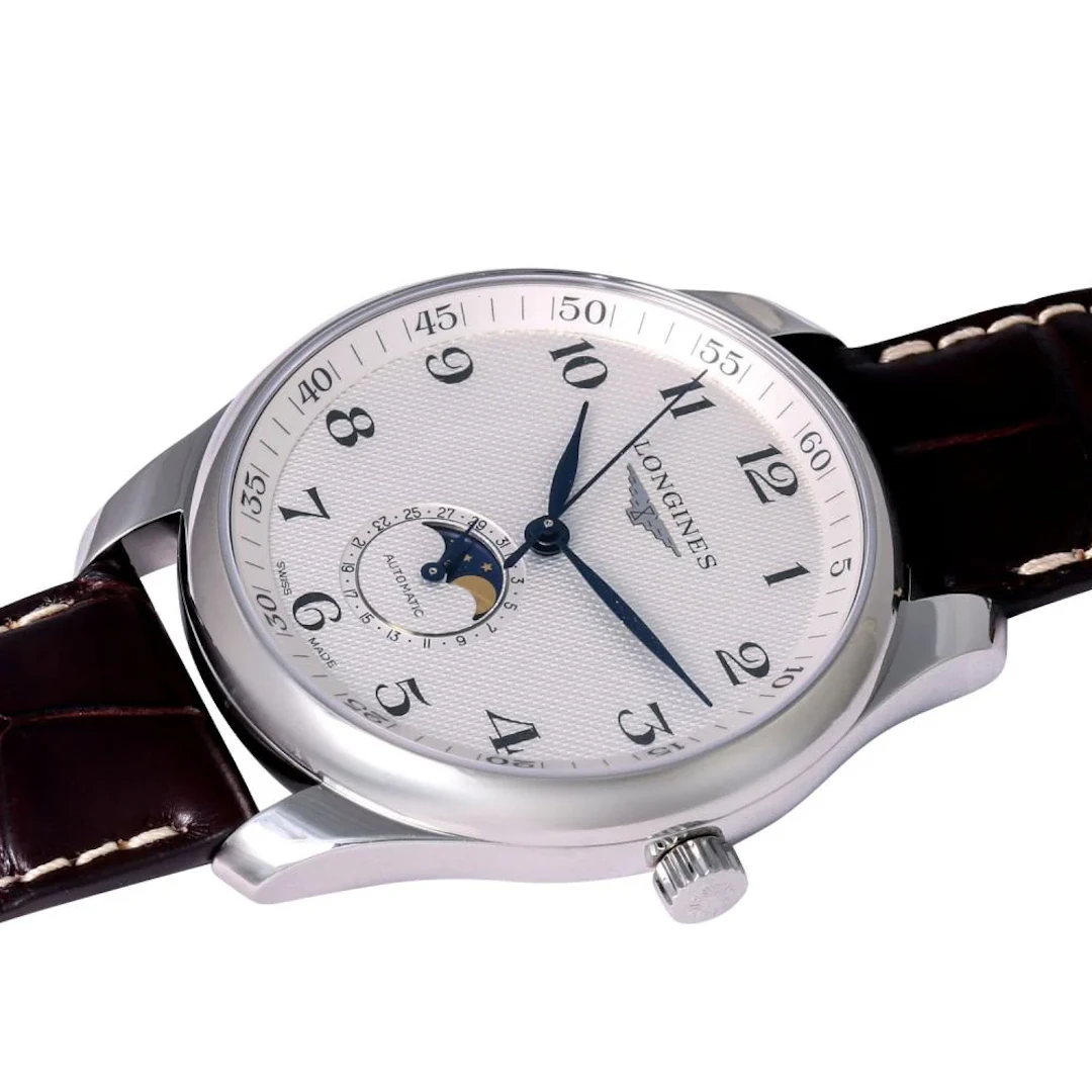 Longines Master Collection 42mm Ref# L2.919.4.78.3 leather strap
