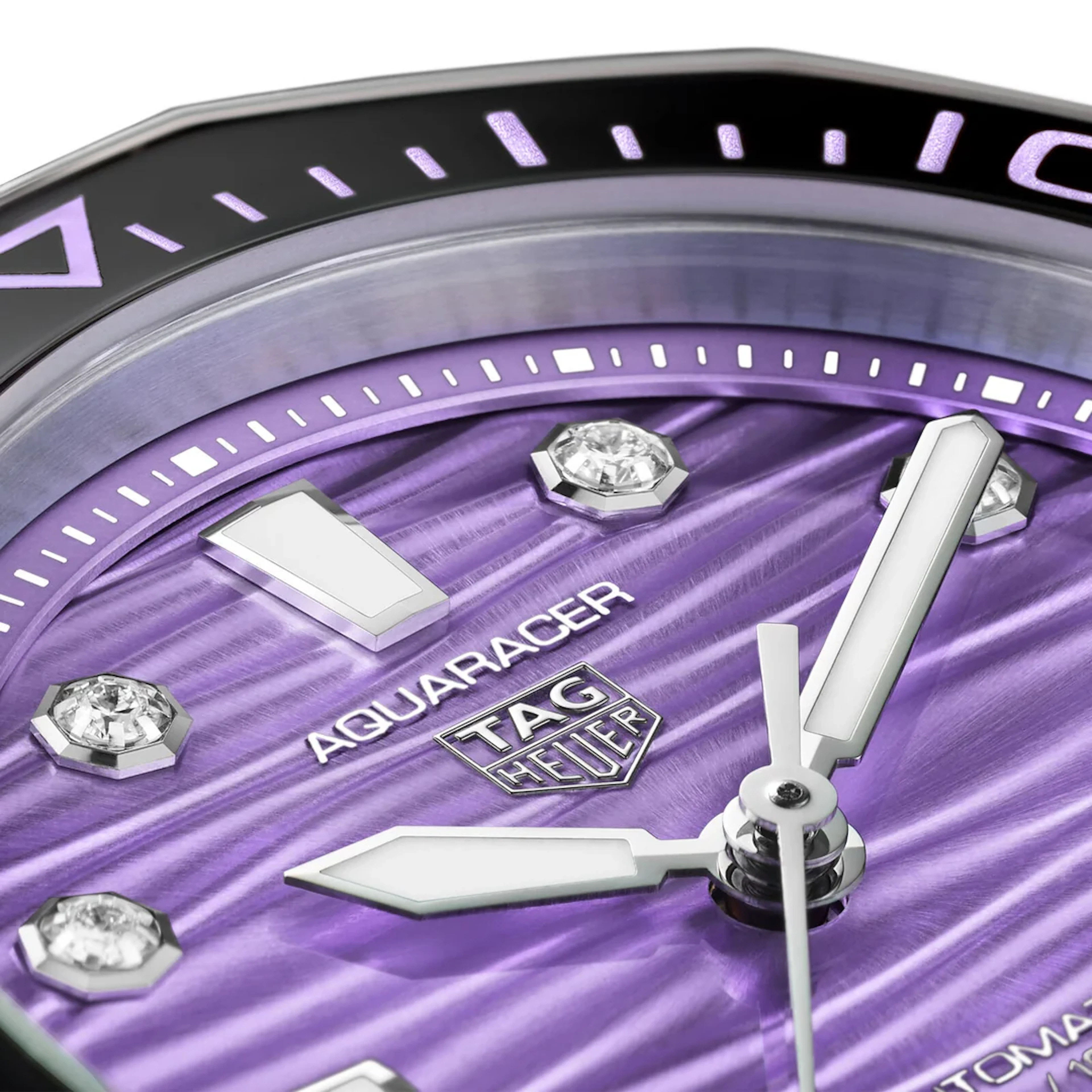 TAG Heuer Aquaracer Professional 300 Date 36mm Purple dial WBP231M.BA0618