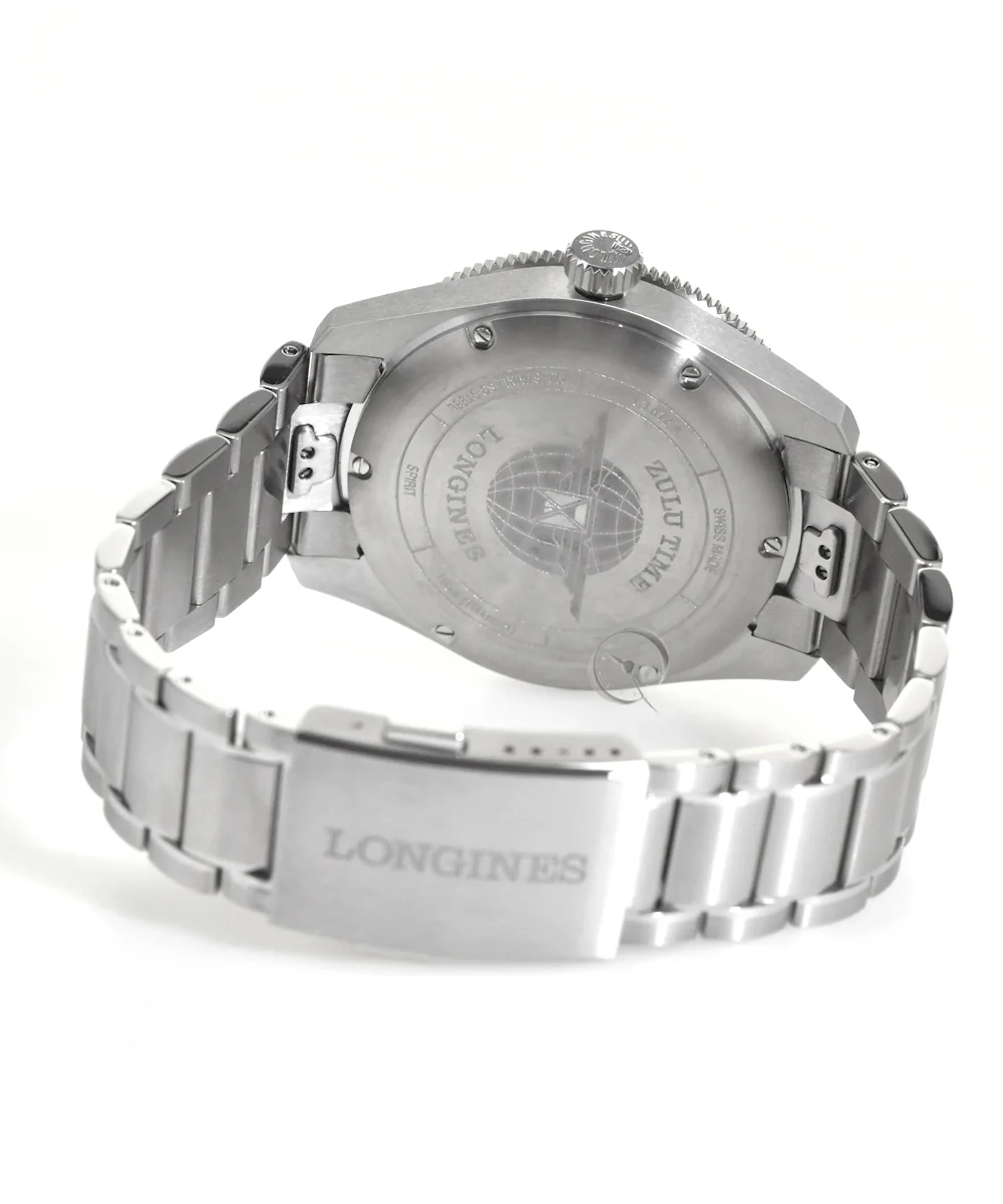 Longines Spirit Zulu Time Blue dial 42mm L3.812.4.93.6 Bracelet