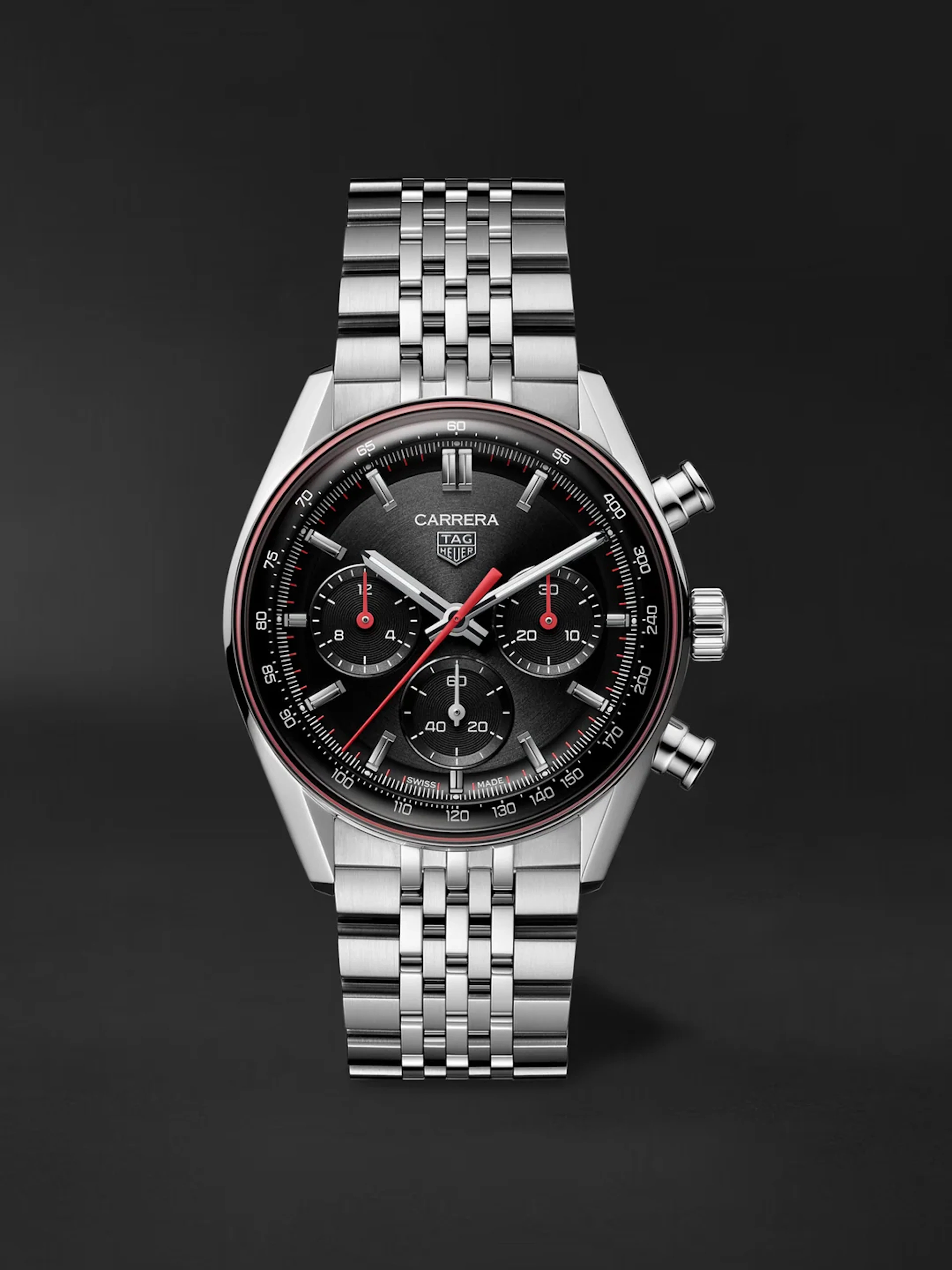 TAG Heuer Carrera Chronograph Blk dial 41mm CBS2114.BA0053 Bracelet