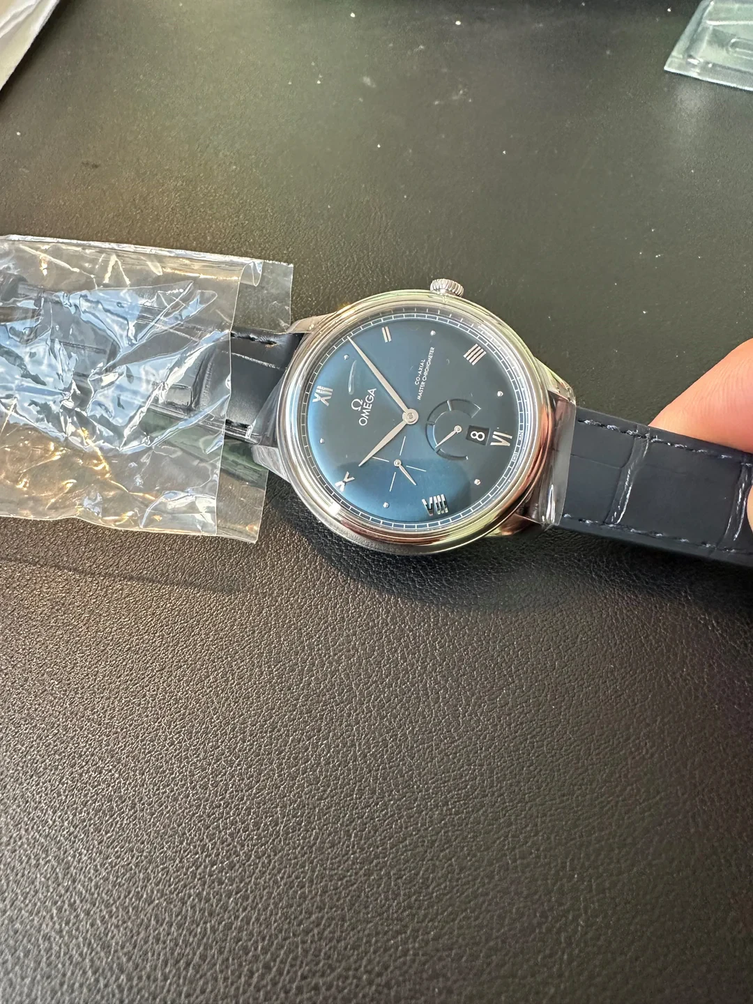 Omega DeVille Prestige CO‑Axial Blue Mens Watch 41mm 434.13.41.21.03.002