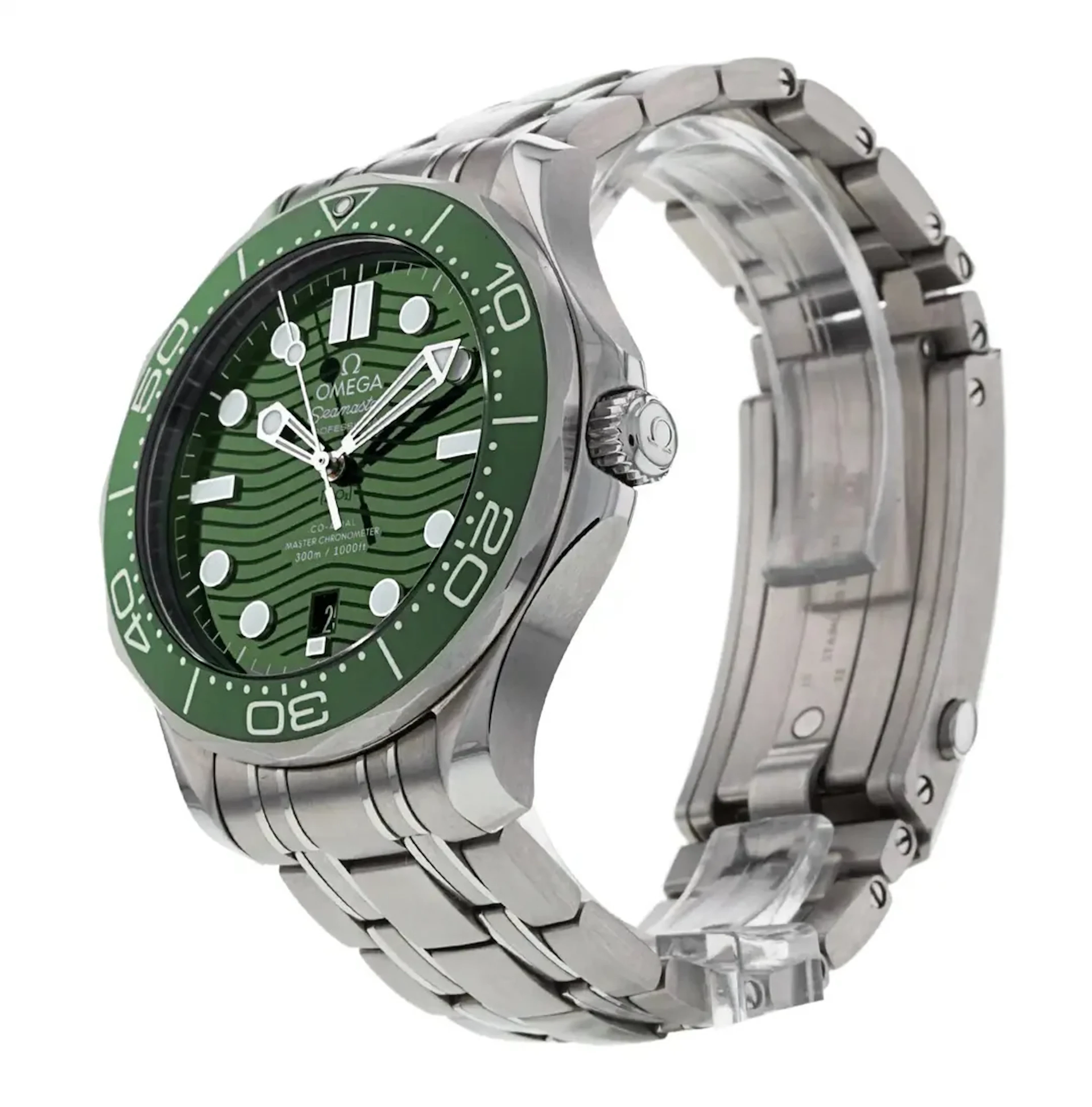 Omega Seamaster Co‑axial Green Diver 300m 42mm 210.30.42.20.10.001