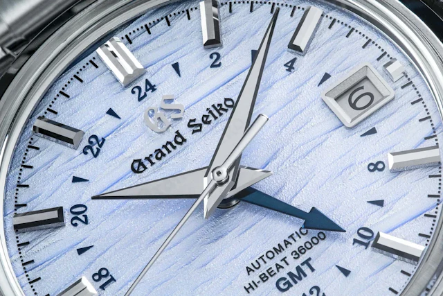 Grand Seiko Elegance Hi-Beat GMT Blue dial 39mm SBGJ249 Bracelet