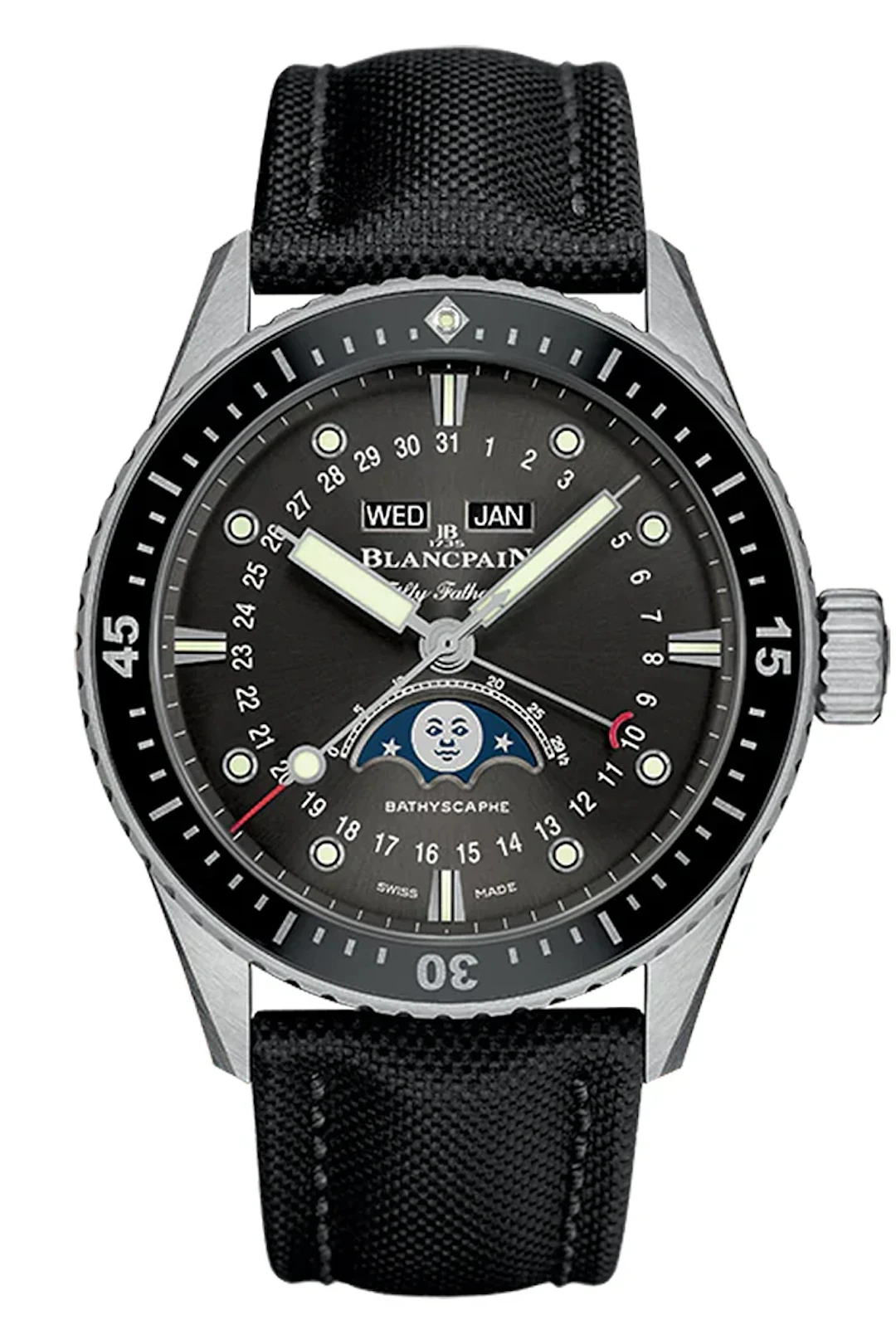 Blancpain Fifty Fathoms Bathyscaphe Grey Dial 43mm 50541110B52A