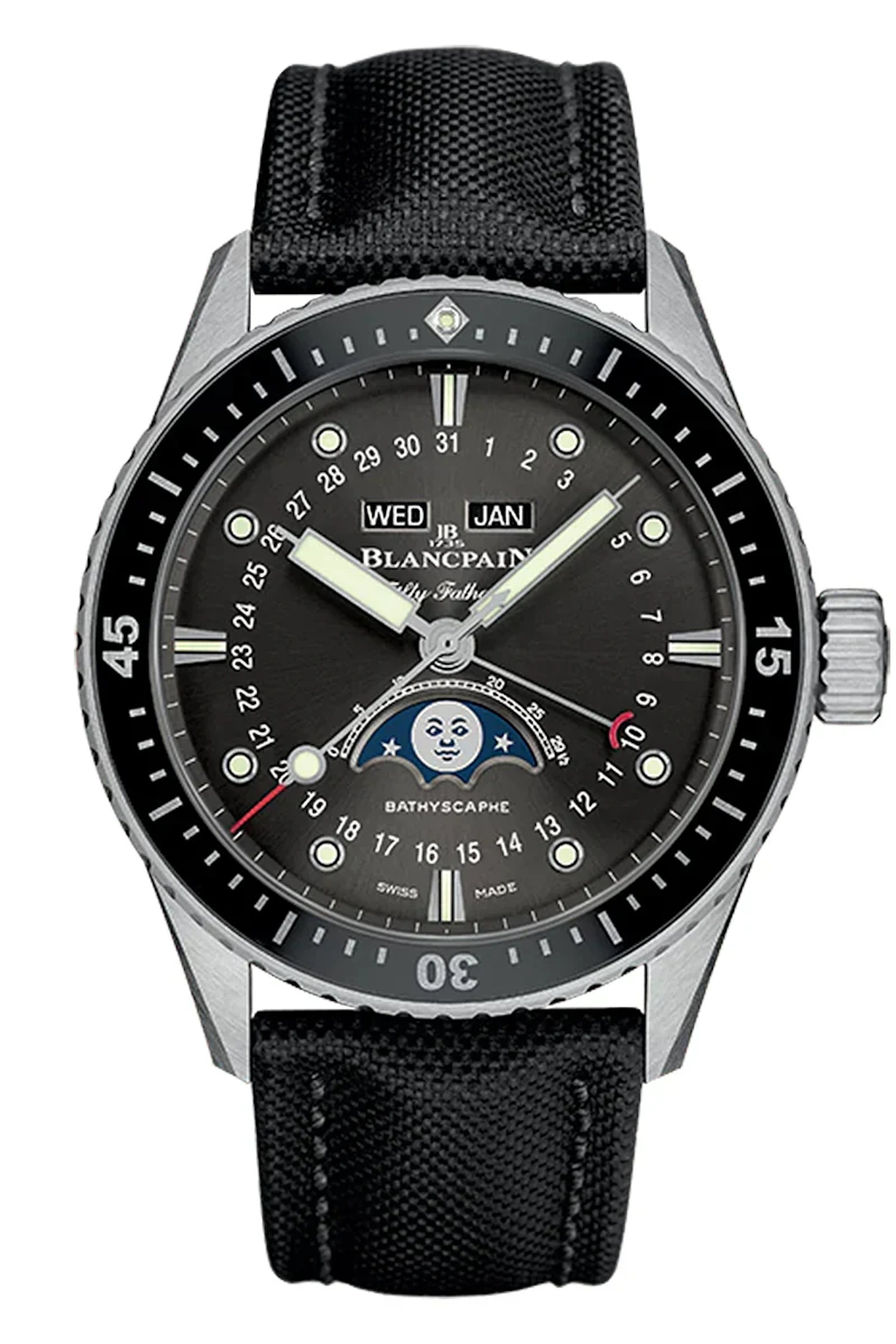 Blancpain Fifty Fathoms Bathyscaphe Grey Dial 43mm 50541110B52A