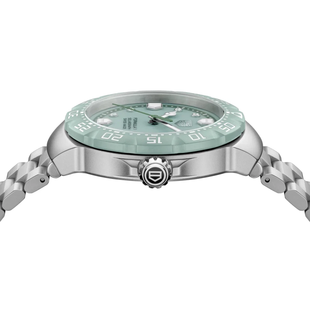TAG Heuer Formula 1 Solargraph, Green dial 38 mm WBY111B.BA0042 Steel