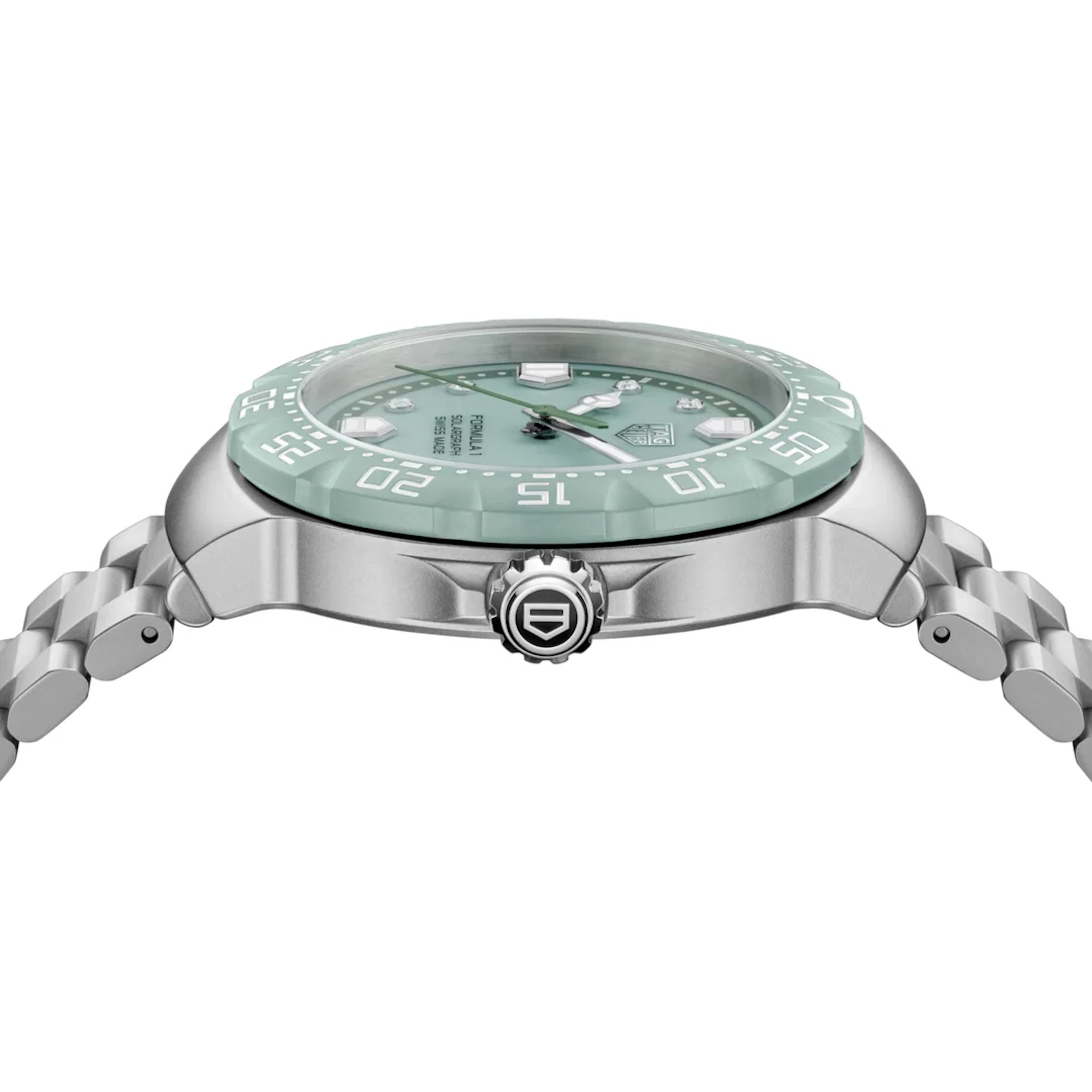 TAG Heuer Formula 1 Solargraph, Green dial 38 mm WBY111B.BA0042 Steel