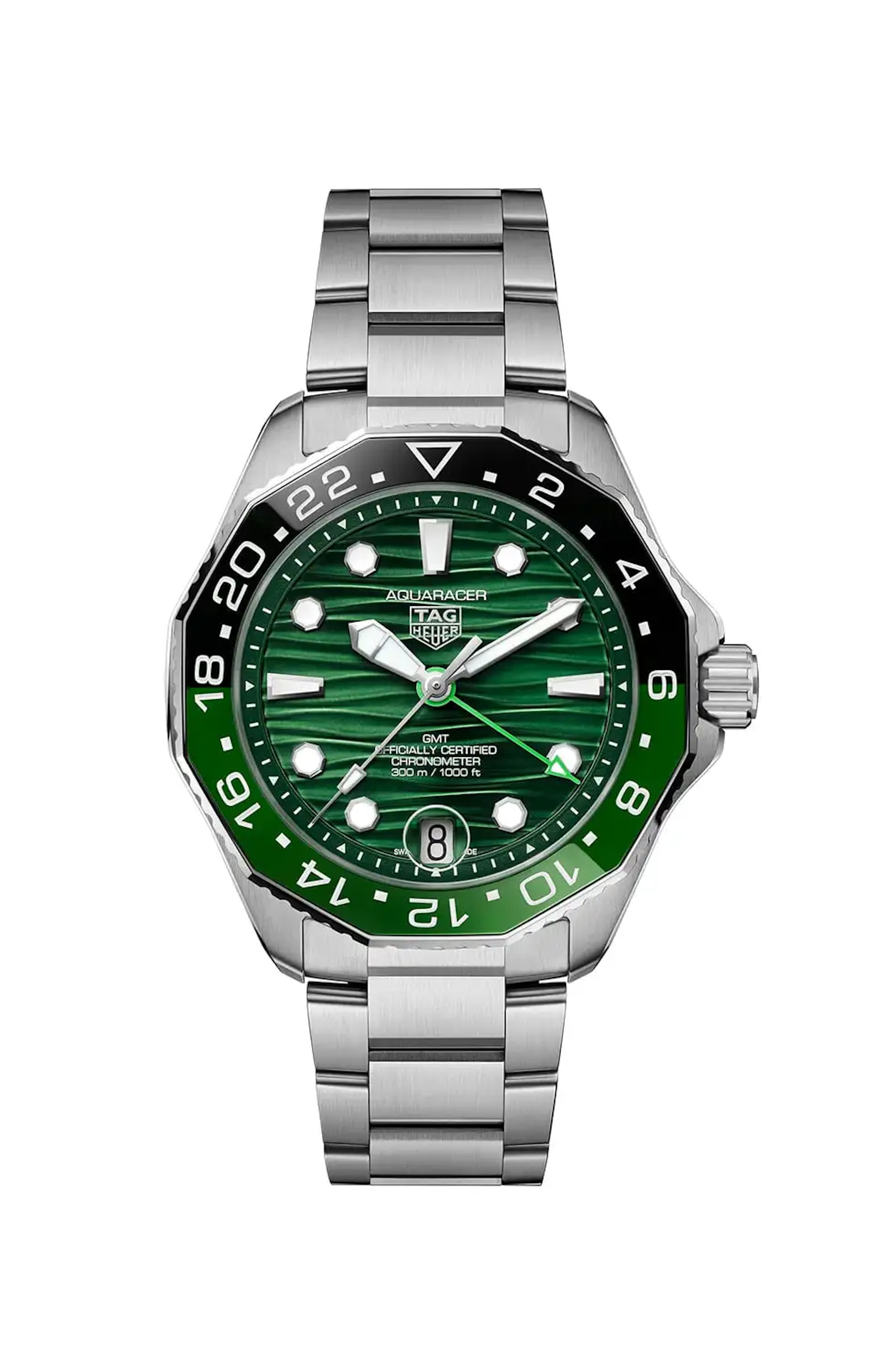 TAG Heuer Aquaracer 300 Green dial 42mm WBP5115.BA0013 Bracelet