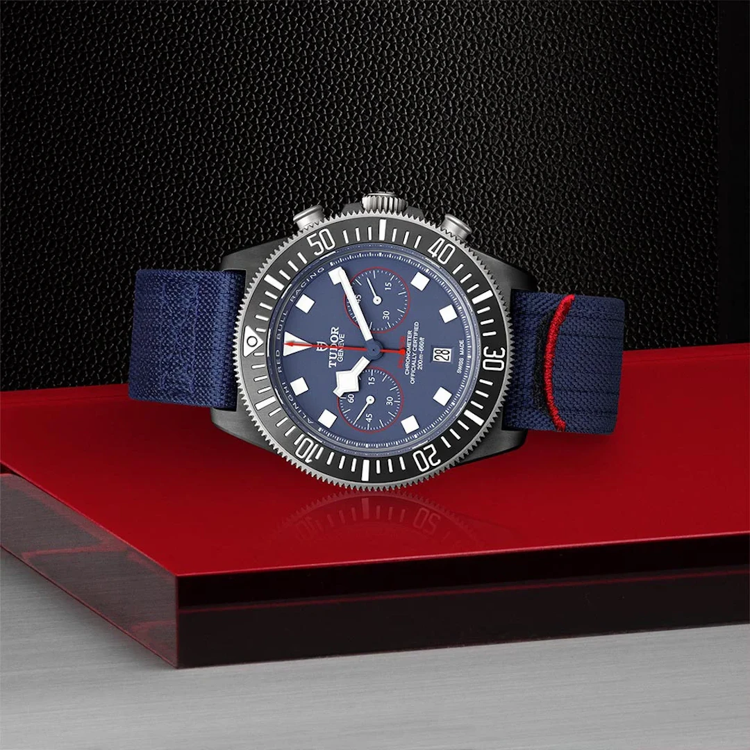 Tudor Pelagos Fxd Chrono Alinghi Limited Blue dial Mens watch 43 M25807KN-0001