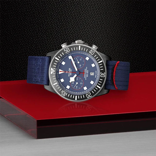 Tudor Pelagos Fxd Chrono Alinghi Limited Blue dial Mens watch 43 M25807KN-0001