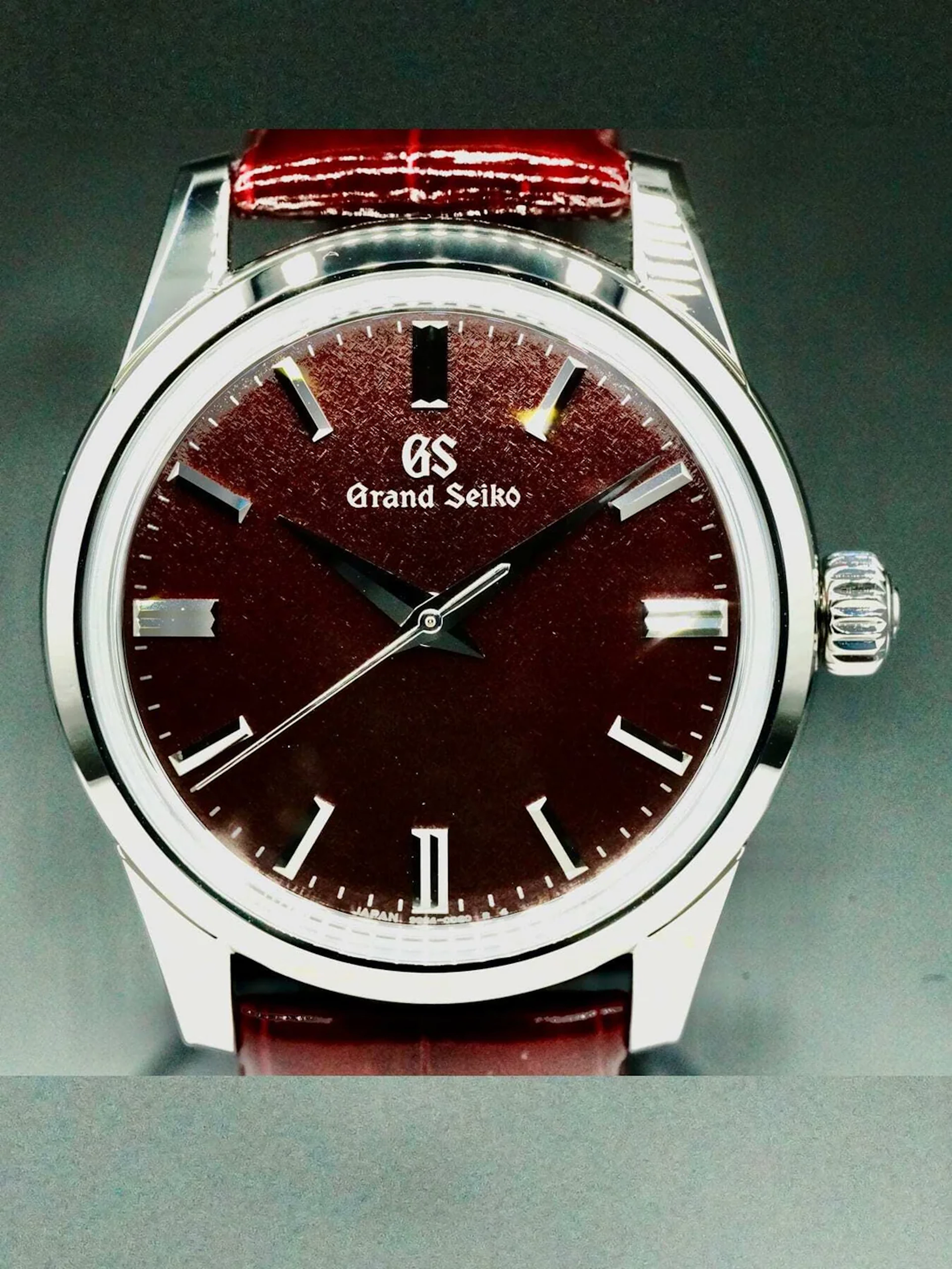Grand Seiko Elegance Flow of Seasons Burg dial 37.3mm SBGW287 Red Croc strap