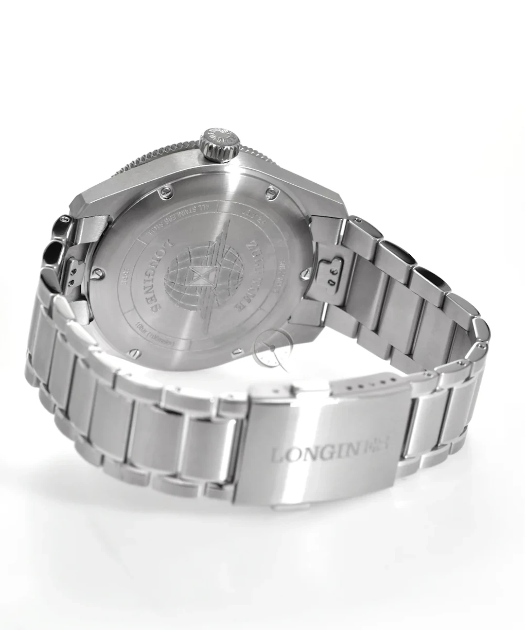 Longines Spirit Zulu Time Anthracite Dial Mens Watch 42mm L3.812.4.63.6