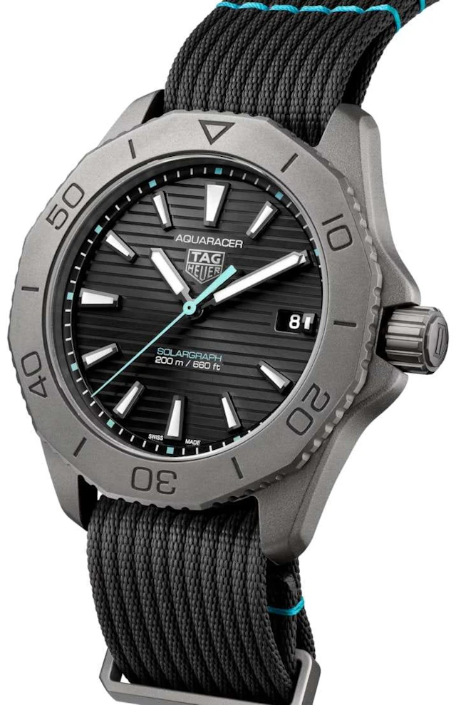 TAG Heuer Aquaracer 200 Solargraph Limited Edition blk dial 40mm WBP1180.FN8027