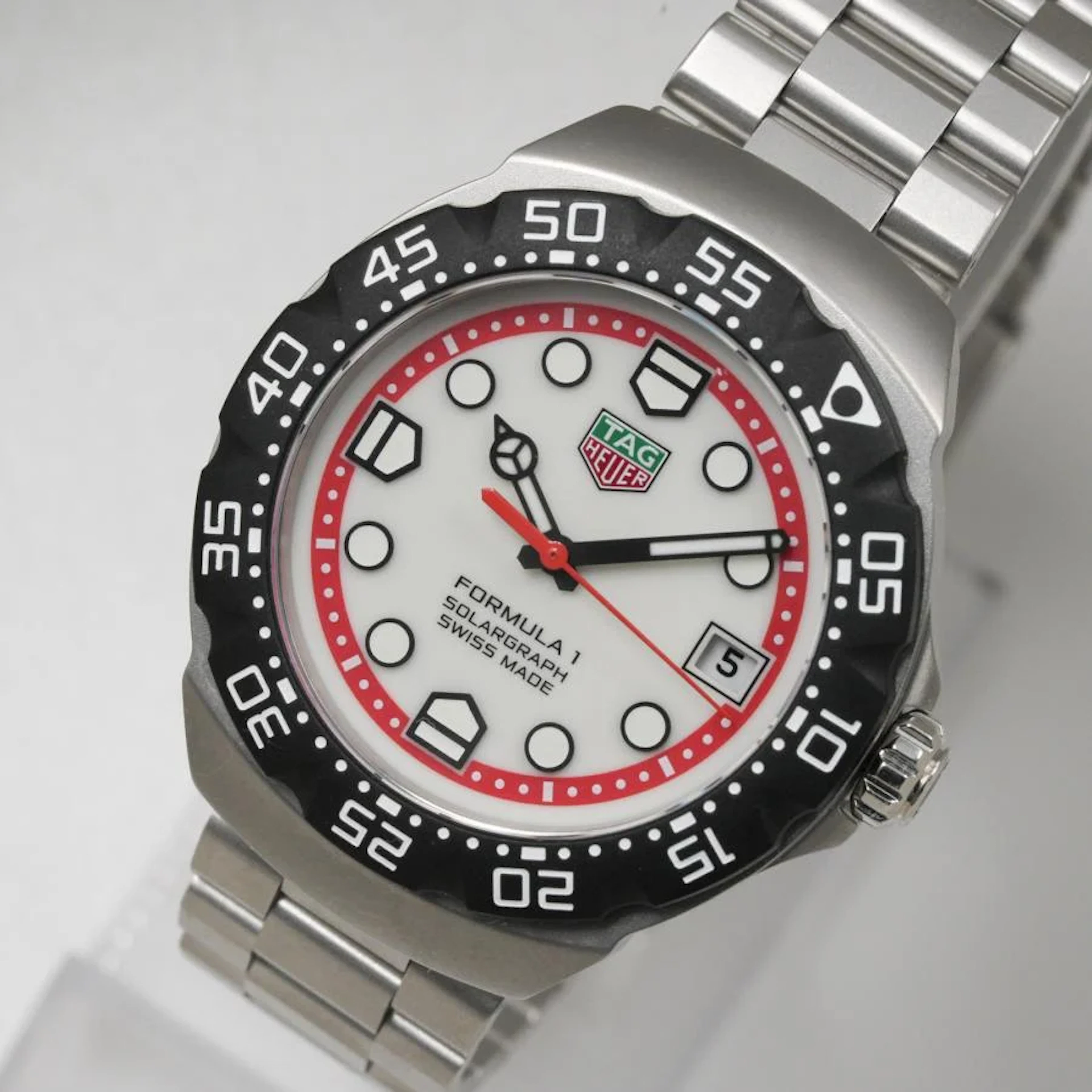 TAG Heuer Formula 1 Solargraph white dial 38mm WBY1111.BA0042