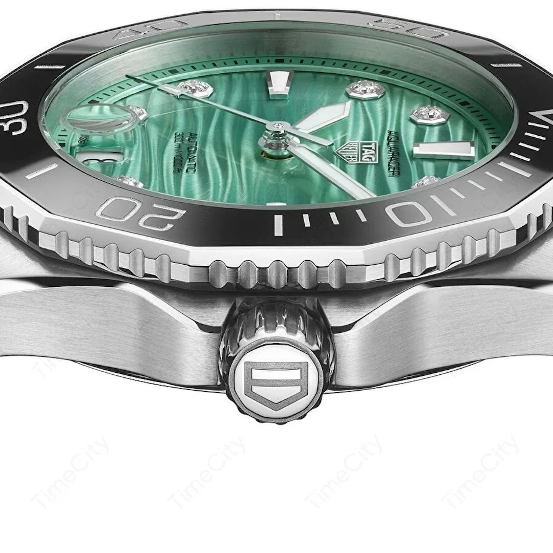 TAG Heuer Aquaracer 300 Women's Jade dial with Diamonds 36mm WBP231K.BA0618