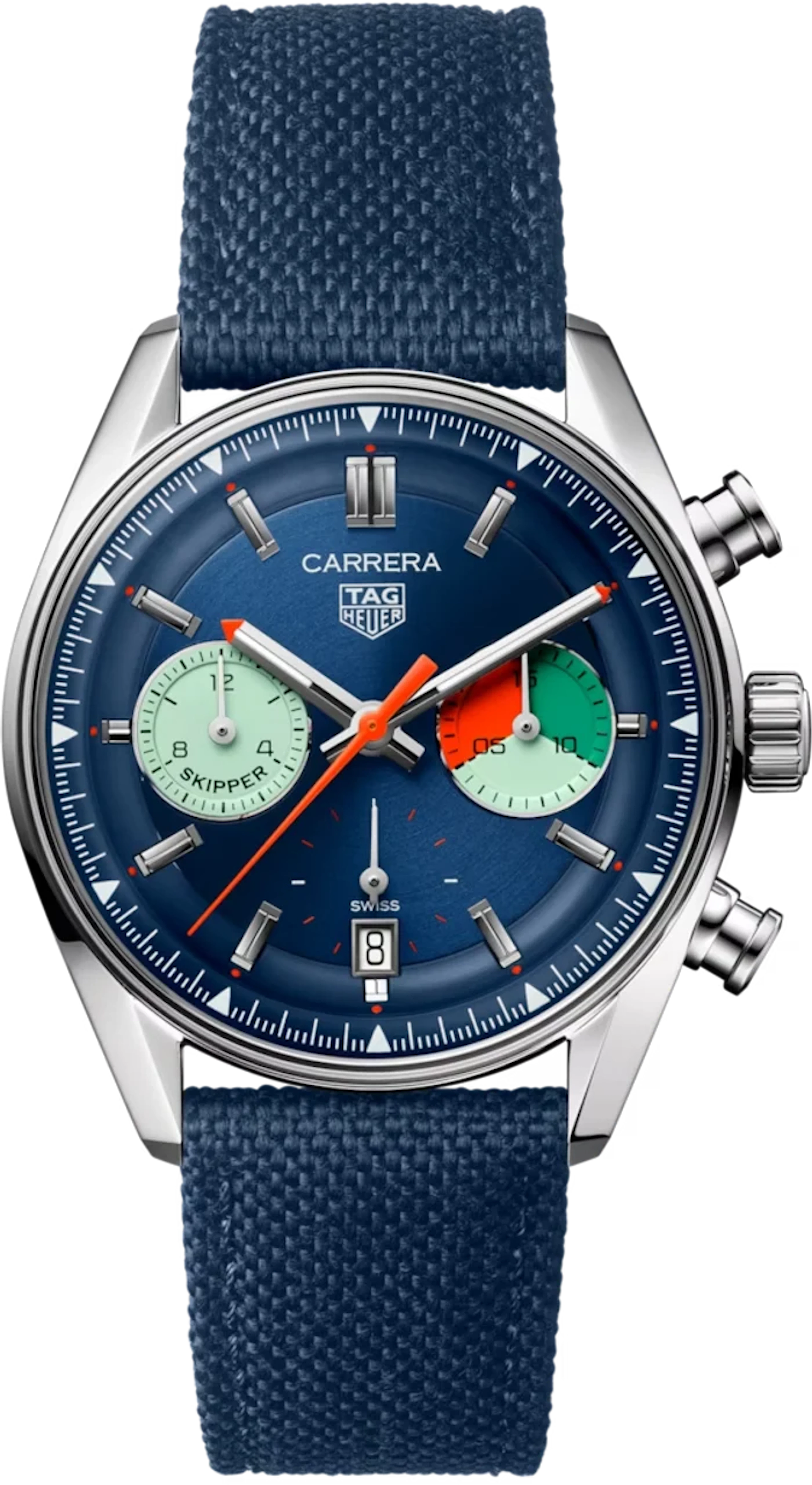 Tag Heuer Skipper Carrera Blue dial 39mm CBS2213.FN6002
